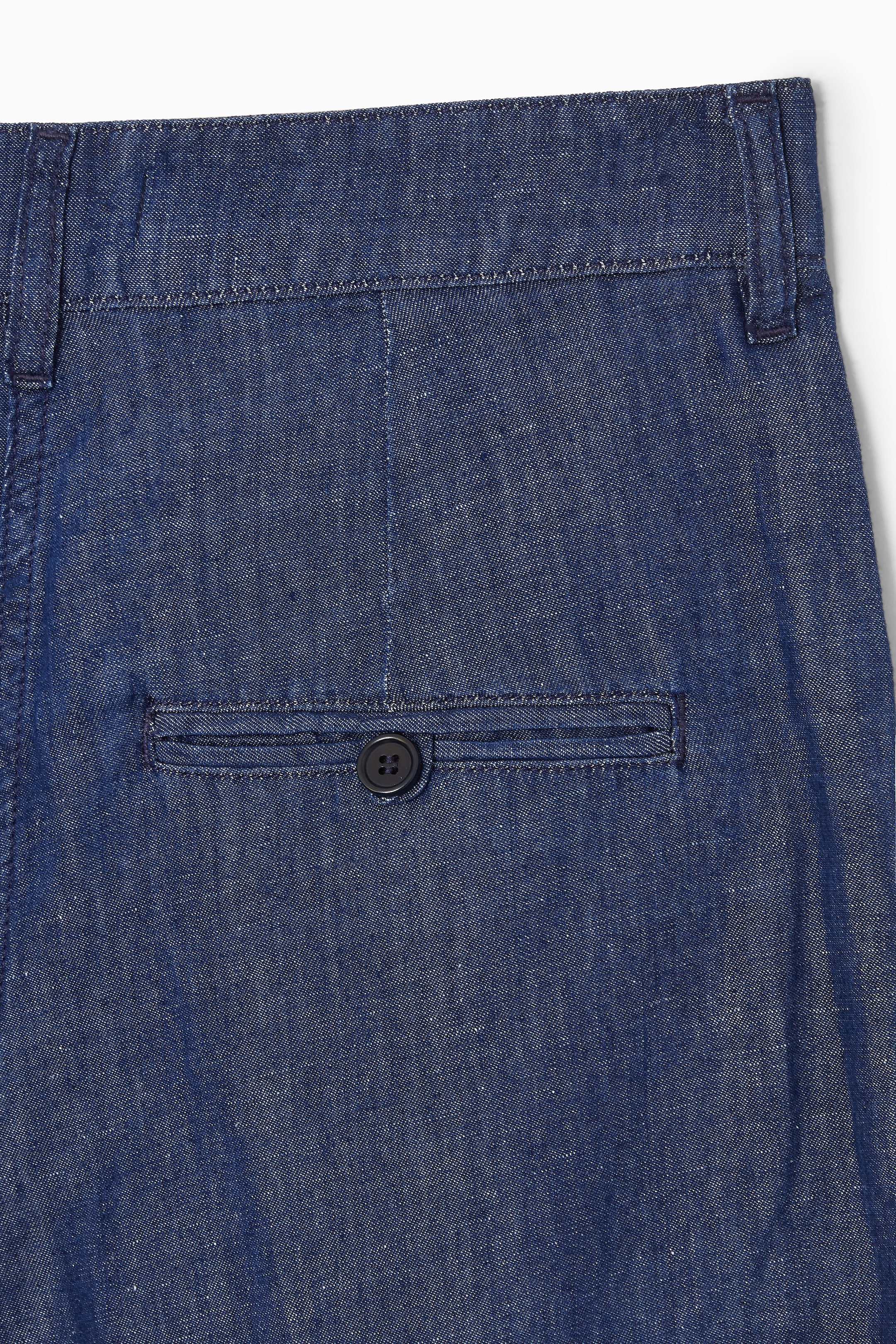 View larger image: WIDE-LEG TAILORED DENIM TROUSERS - BLUE - Ladies | H&M GB 3