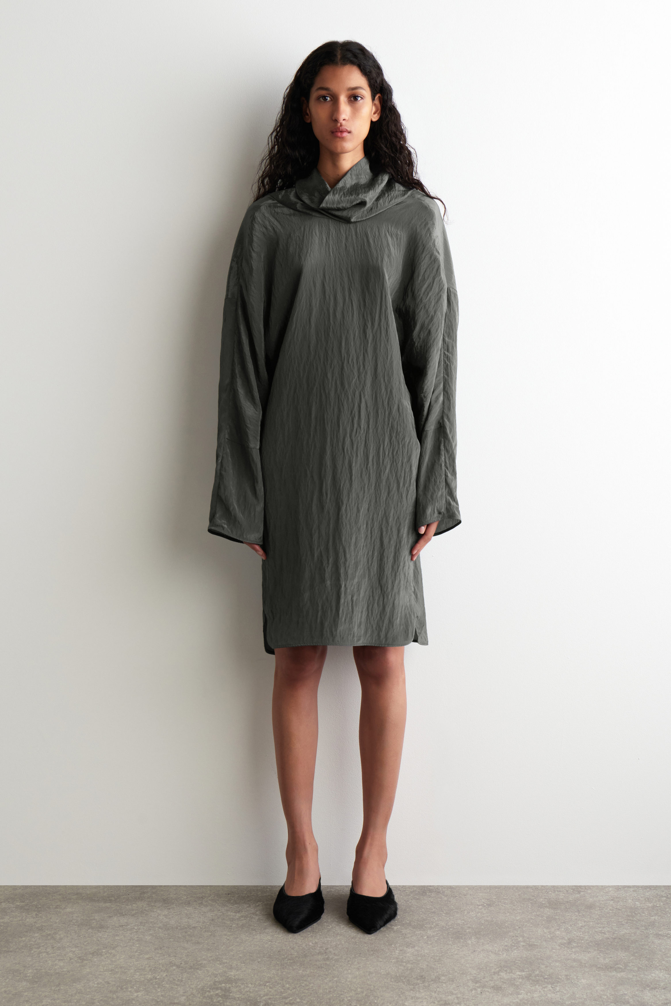 【店舗購入品】Baby slit mini dress gray Baby slit mini dress