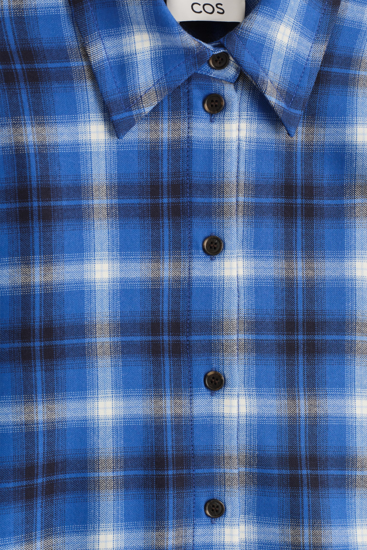 CAMISA DE FRANELA DE CUADROS - AZUL/CUADROS/BEIGE/CUADROS - 7