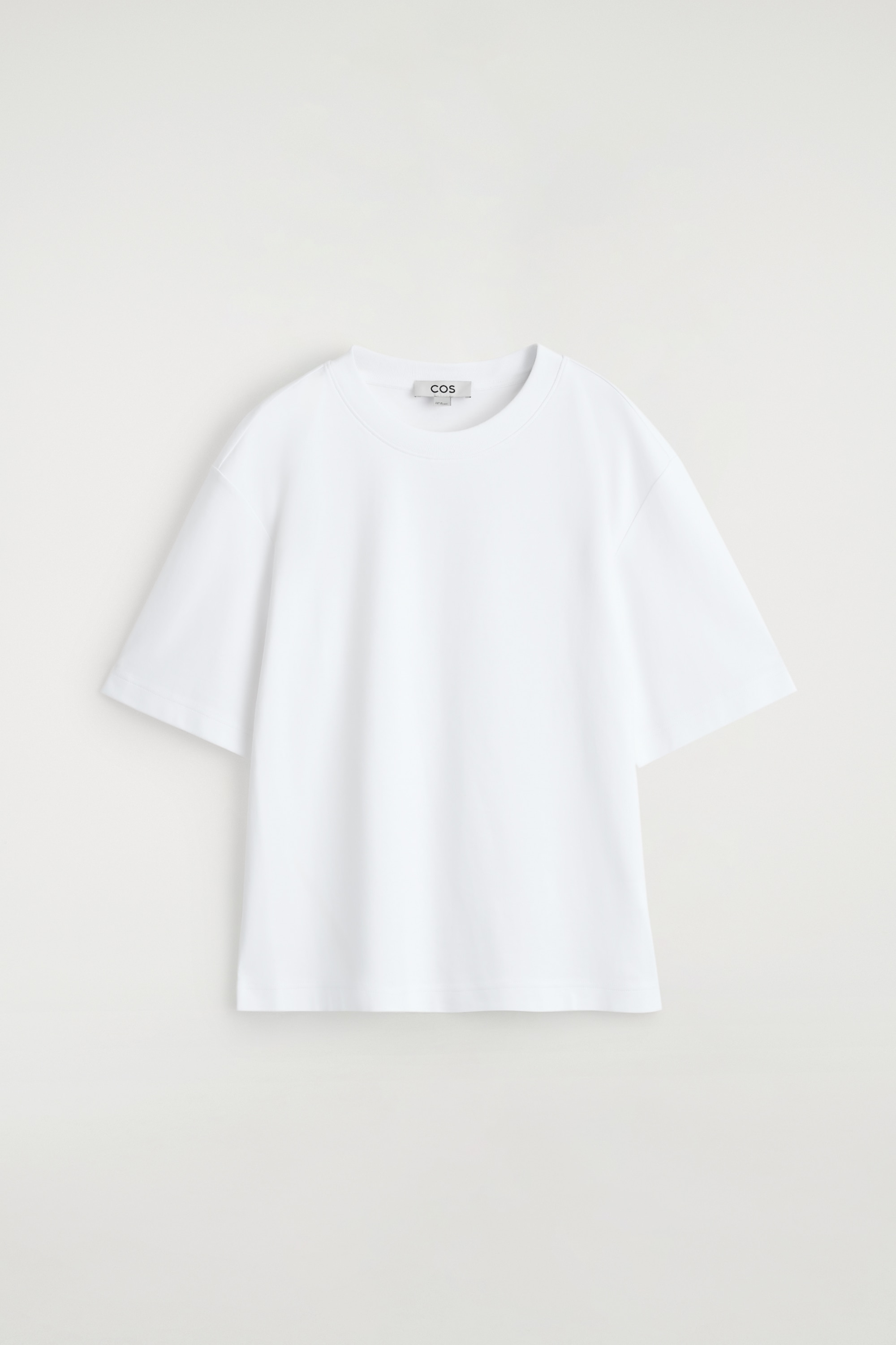 OVERSIZED T-SHIRT - WHITE/DARK BROWN/PINK