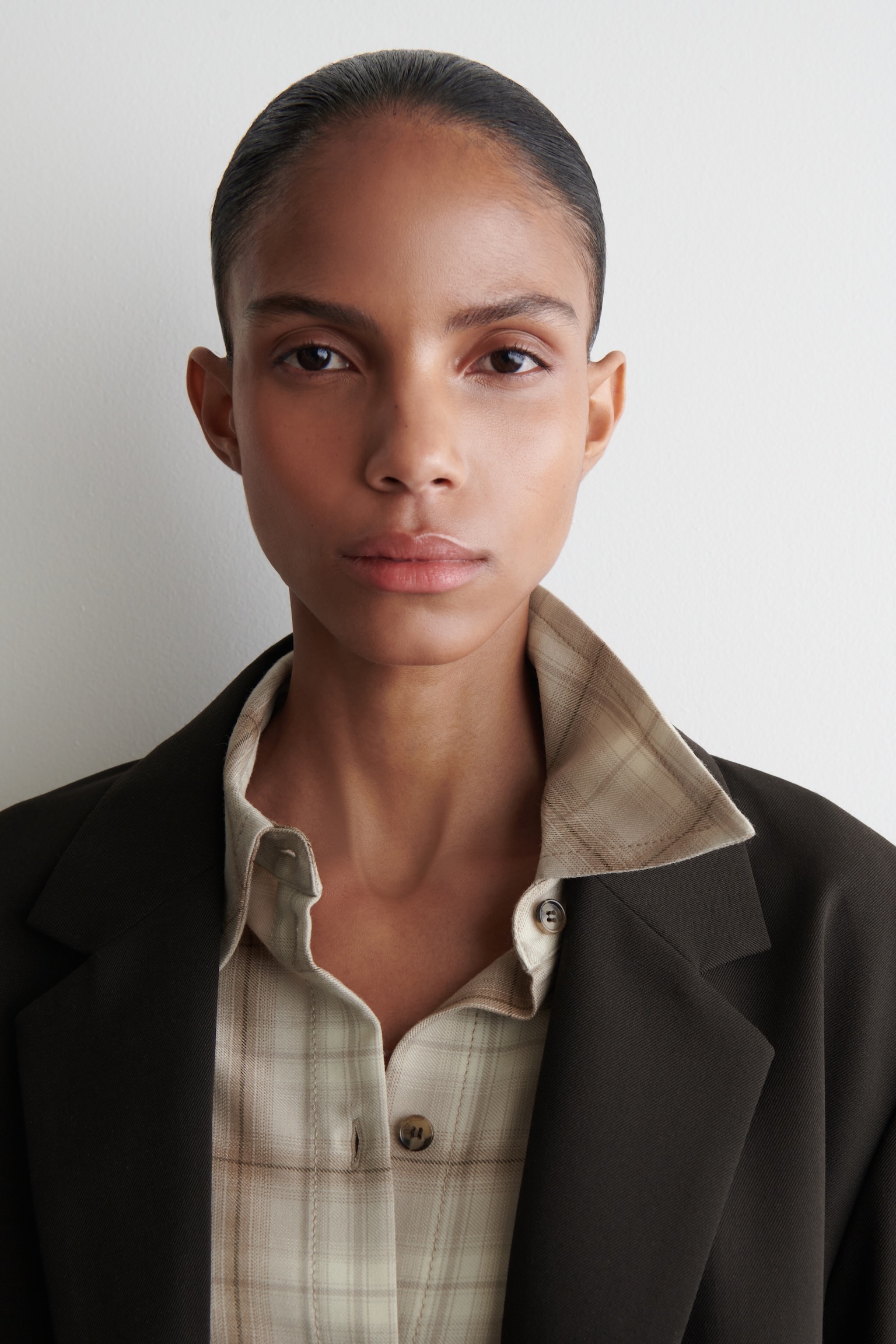 CAMISA DE FRANELA DE CUADROS - BEIGE/CUADROS/AZUL/CUADROS - 7