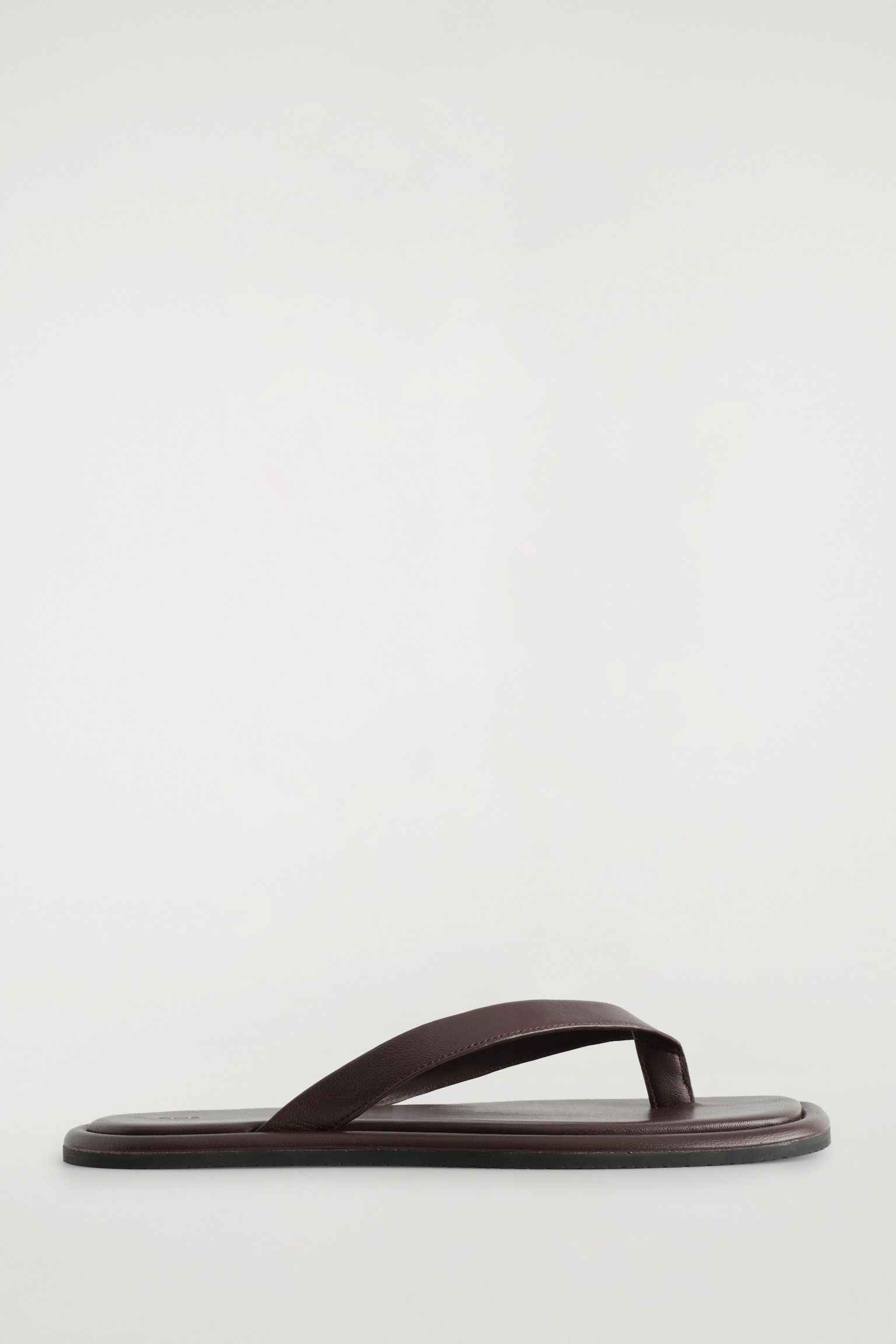 FLIP-FLOPS AUS LEDER - BURGUNDERROT/Rot - 2