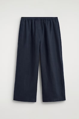 LINEN CULOTTES — NAVY 7