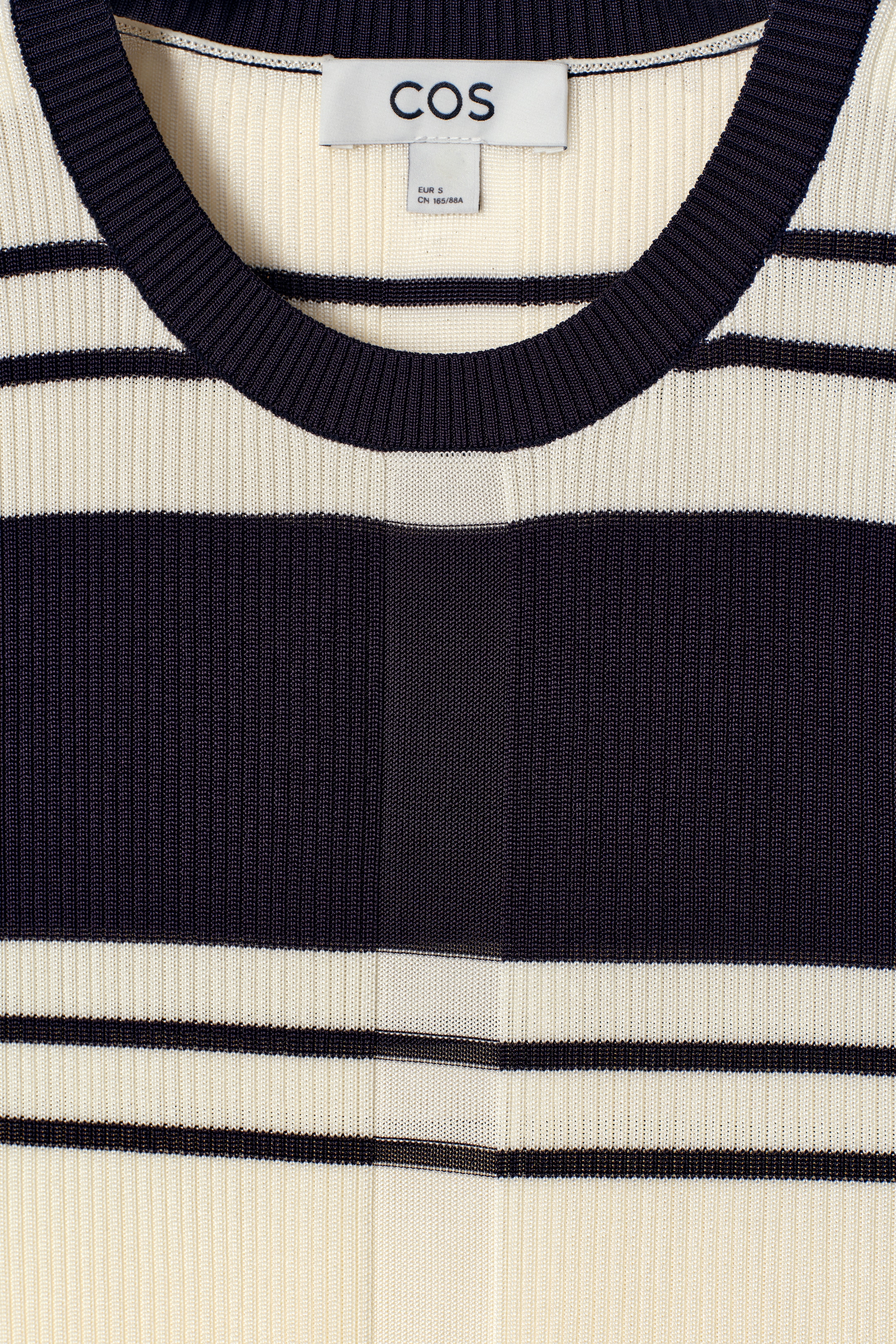 View larger image: RIBBED-KNIT TANK TOP - NAVY / IVORY / STRIPED - Ladies | H&M GB 7