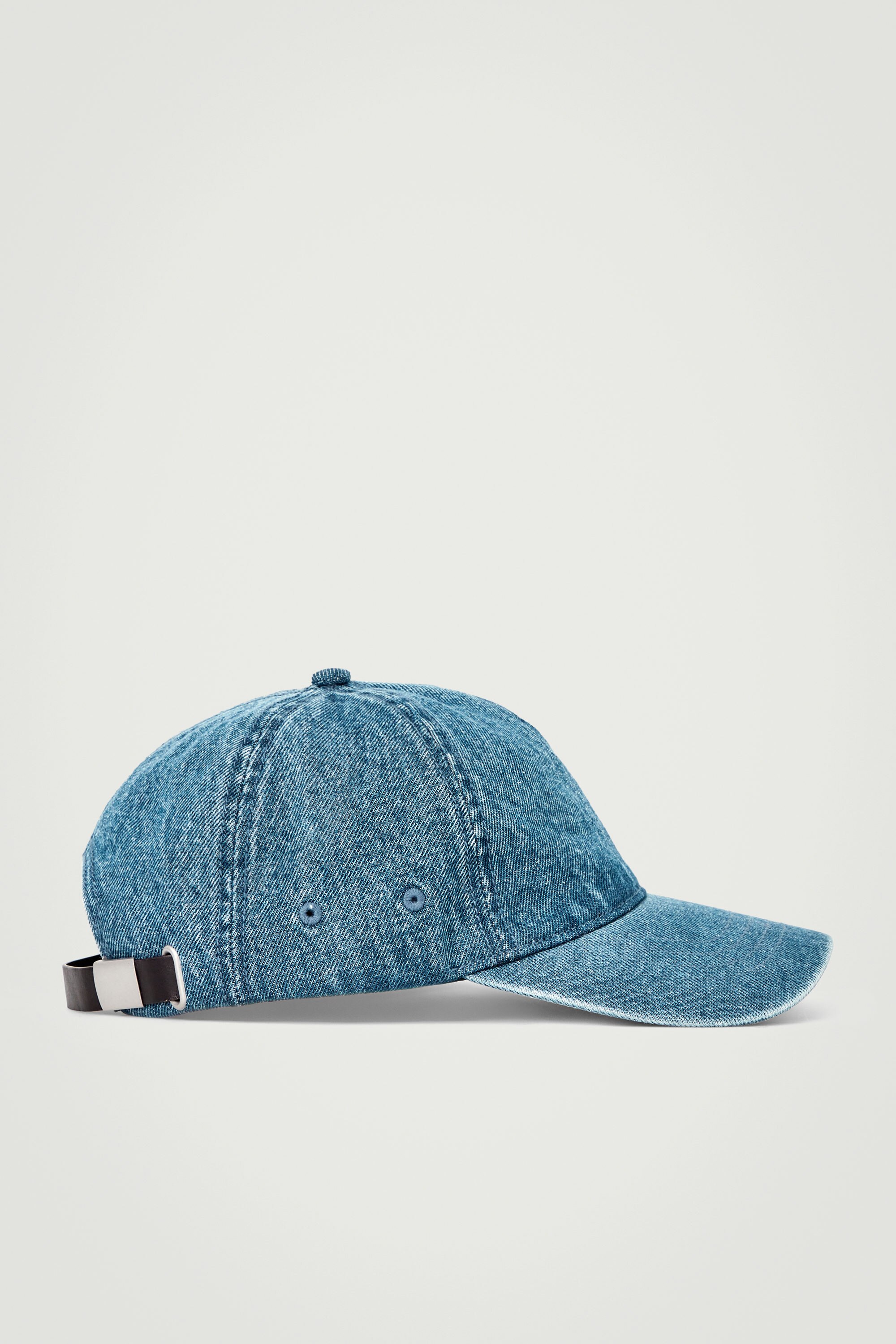 DENIM BASEBALL CAP - BLUE | COS