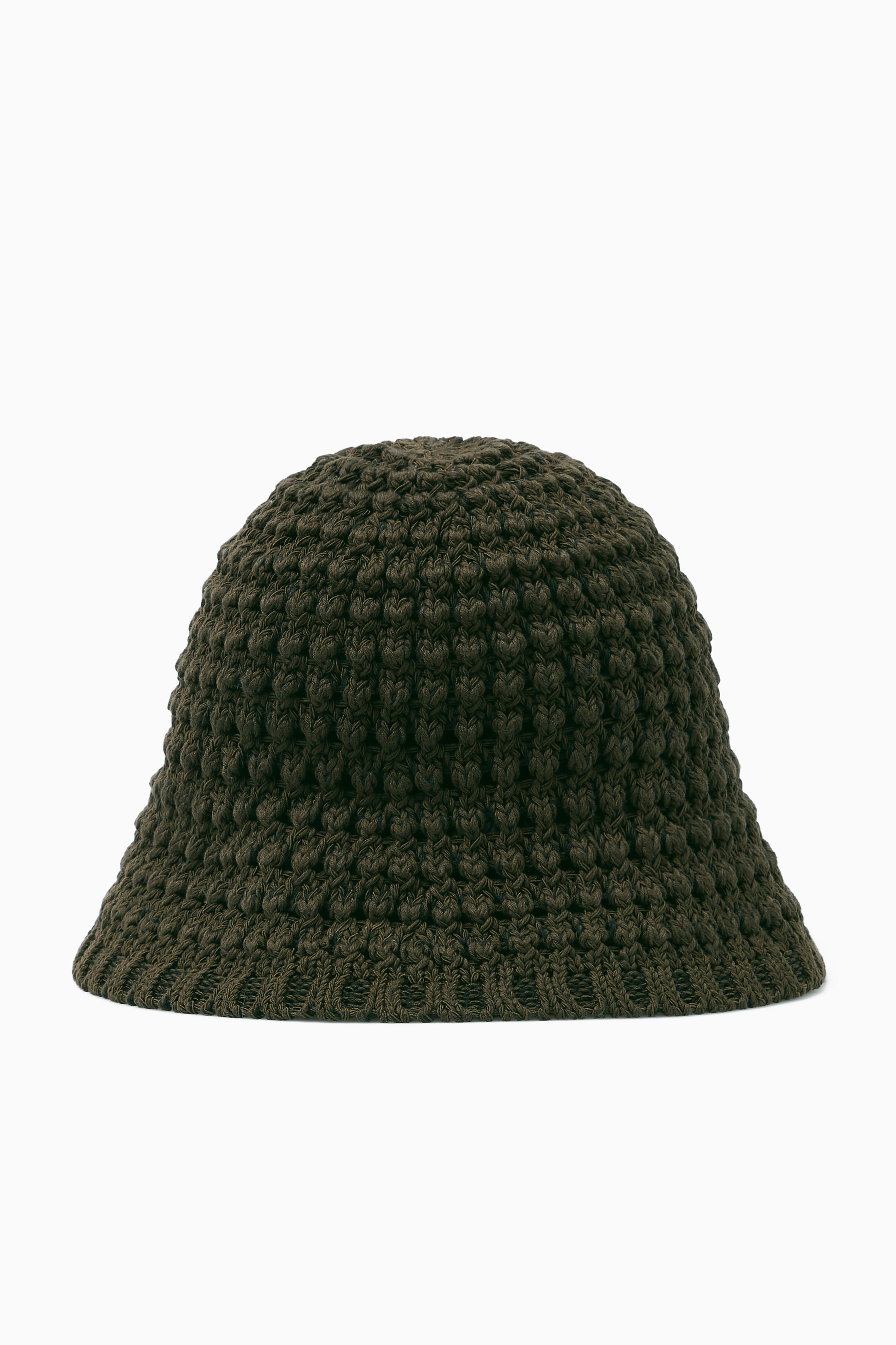 View larger image: CROCHET BUCKET HAT - DARK KHAKI - Ladies | H&M GB 1