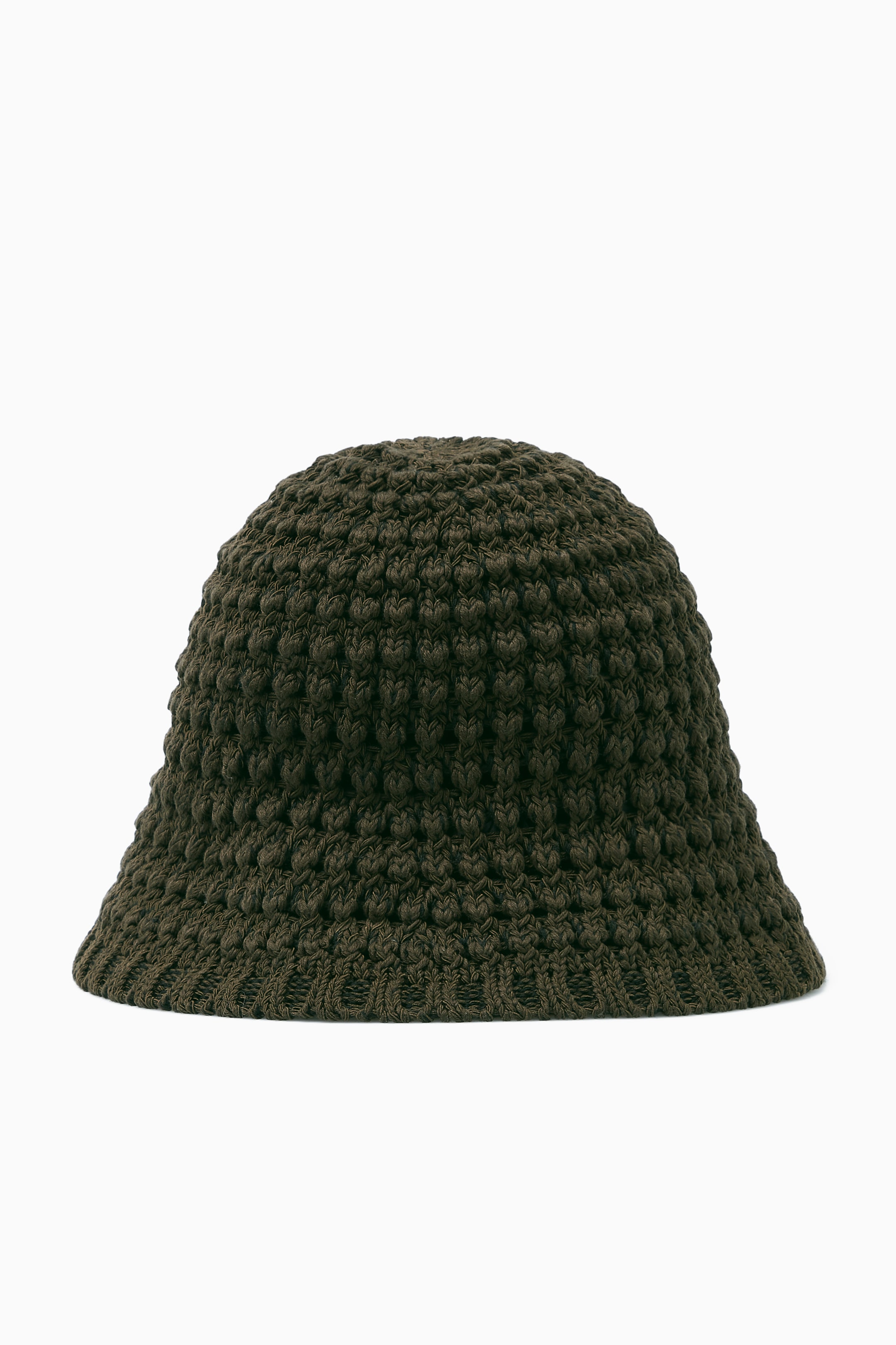 Grösseres Bild ansehen: HÄKEL-FISCHERHUT - DUNKLES KHAKI - DAMEN | H&M CH 1