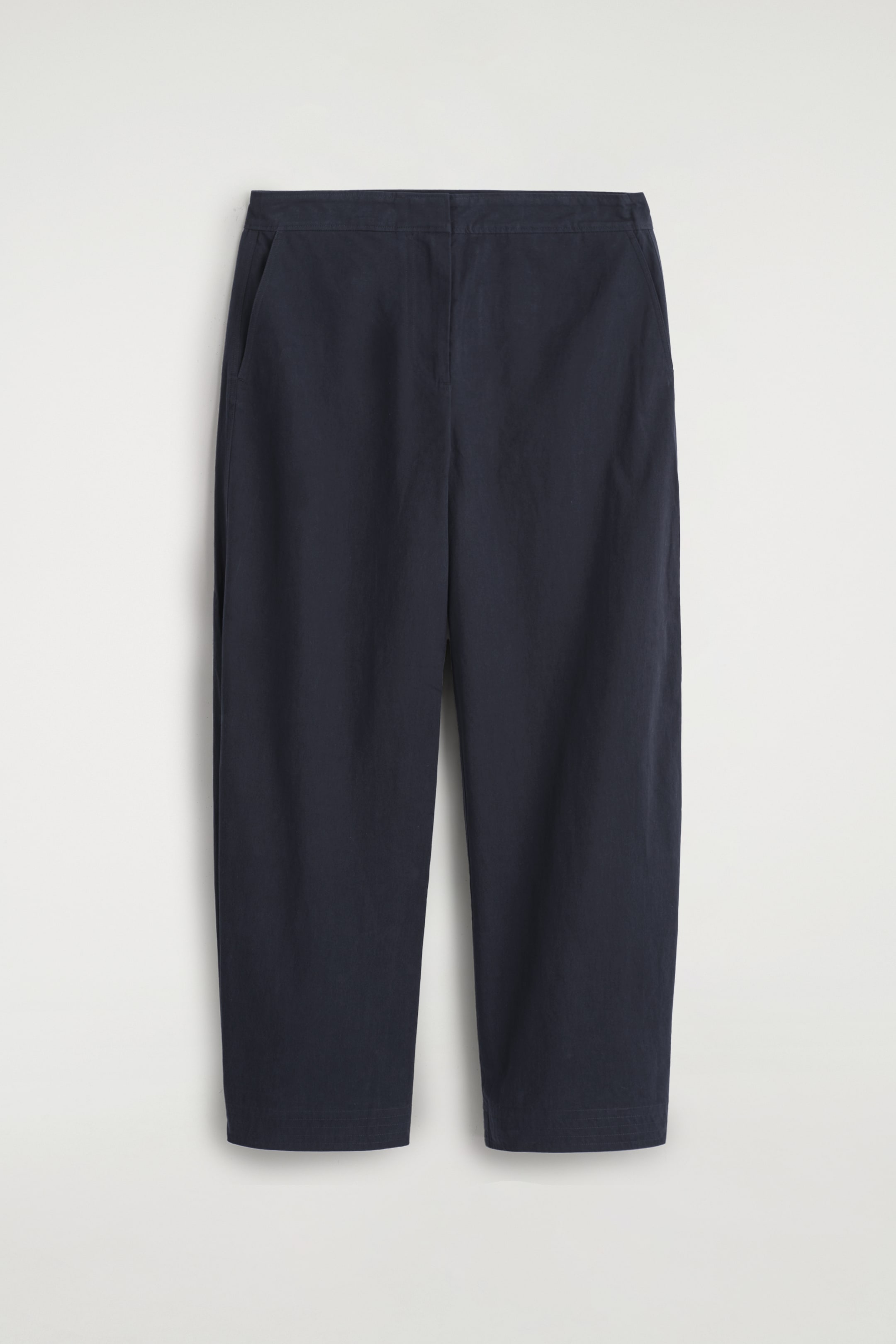 Grotere afbeelding bekijken: PIMA-KATOEN BROEK MET TONBROEKEN - MARINEBLAUW - DAMES | H&M BE 6