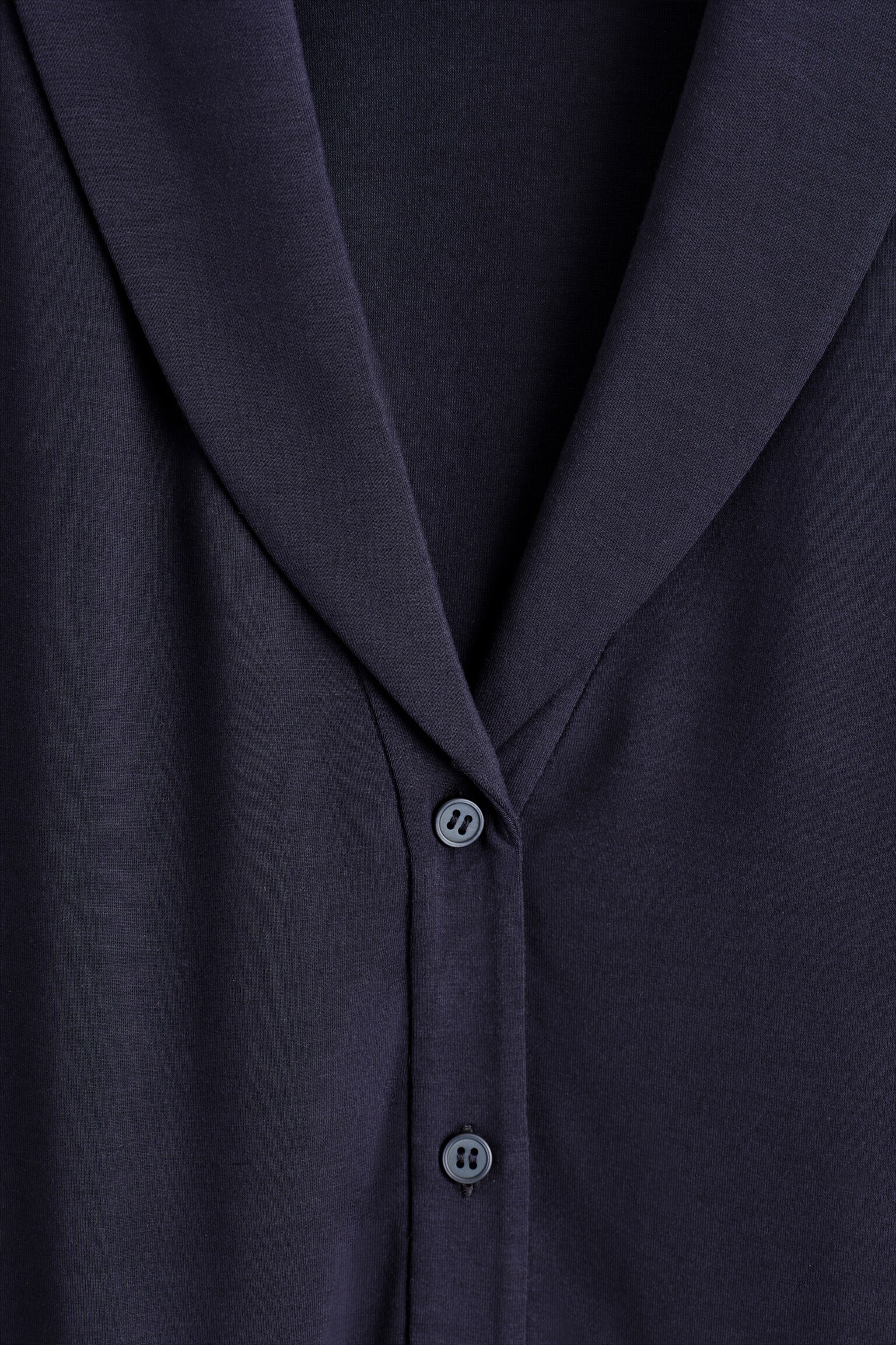 CARDIGAN À COL CHÂLE EN JERSEY - BLEU MARINE - 6