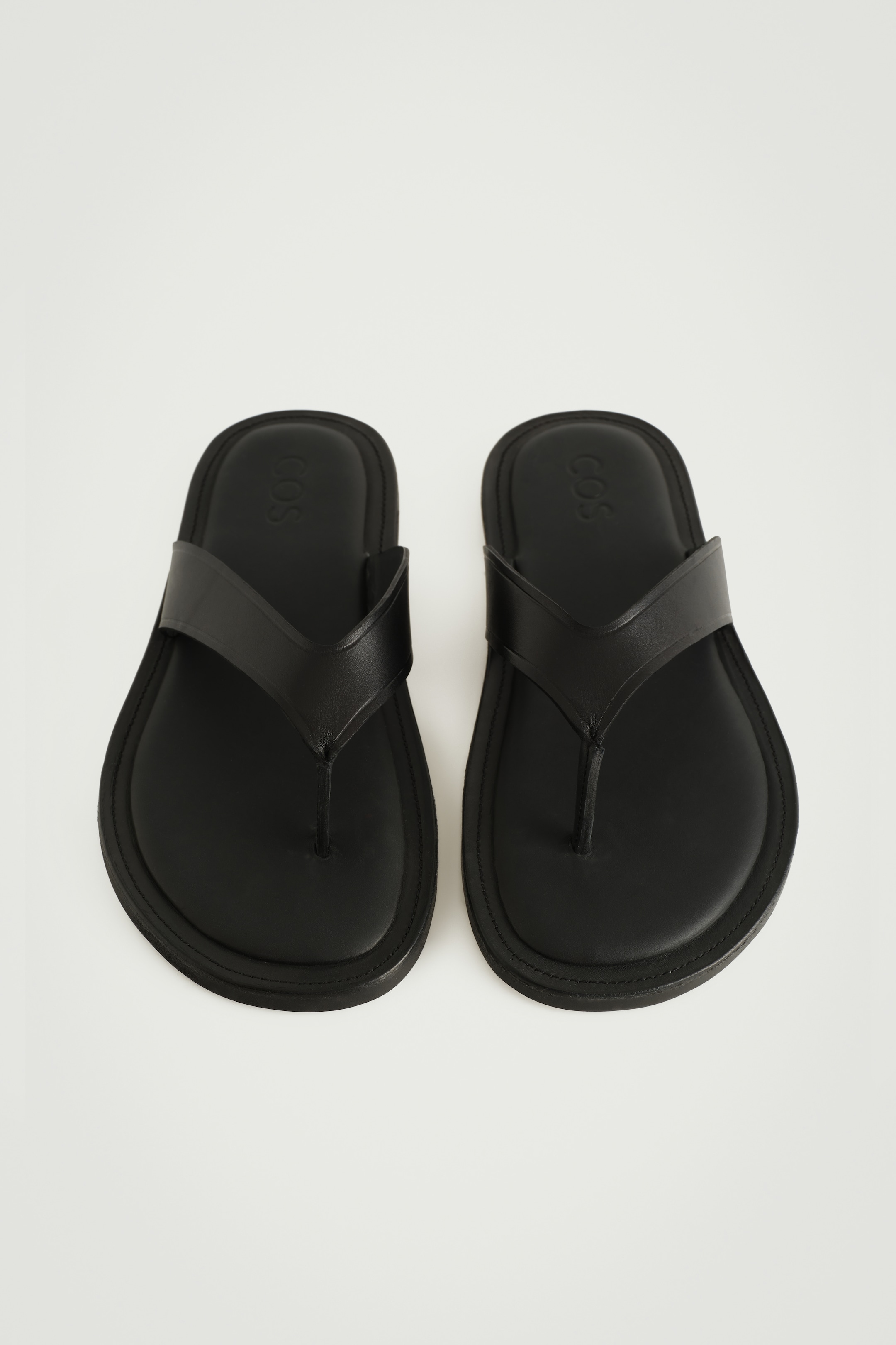 Ingrandisci l'immagine: LEATHER FLIP FLOPS - BLACK - UOMO | H&M CH 6