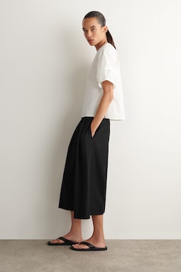 PINTUCKED COTTON BLOUSE — OFF-WHITE 3