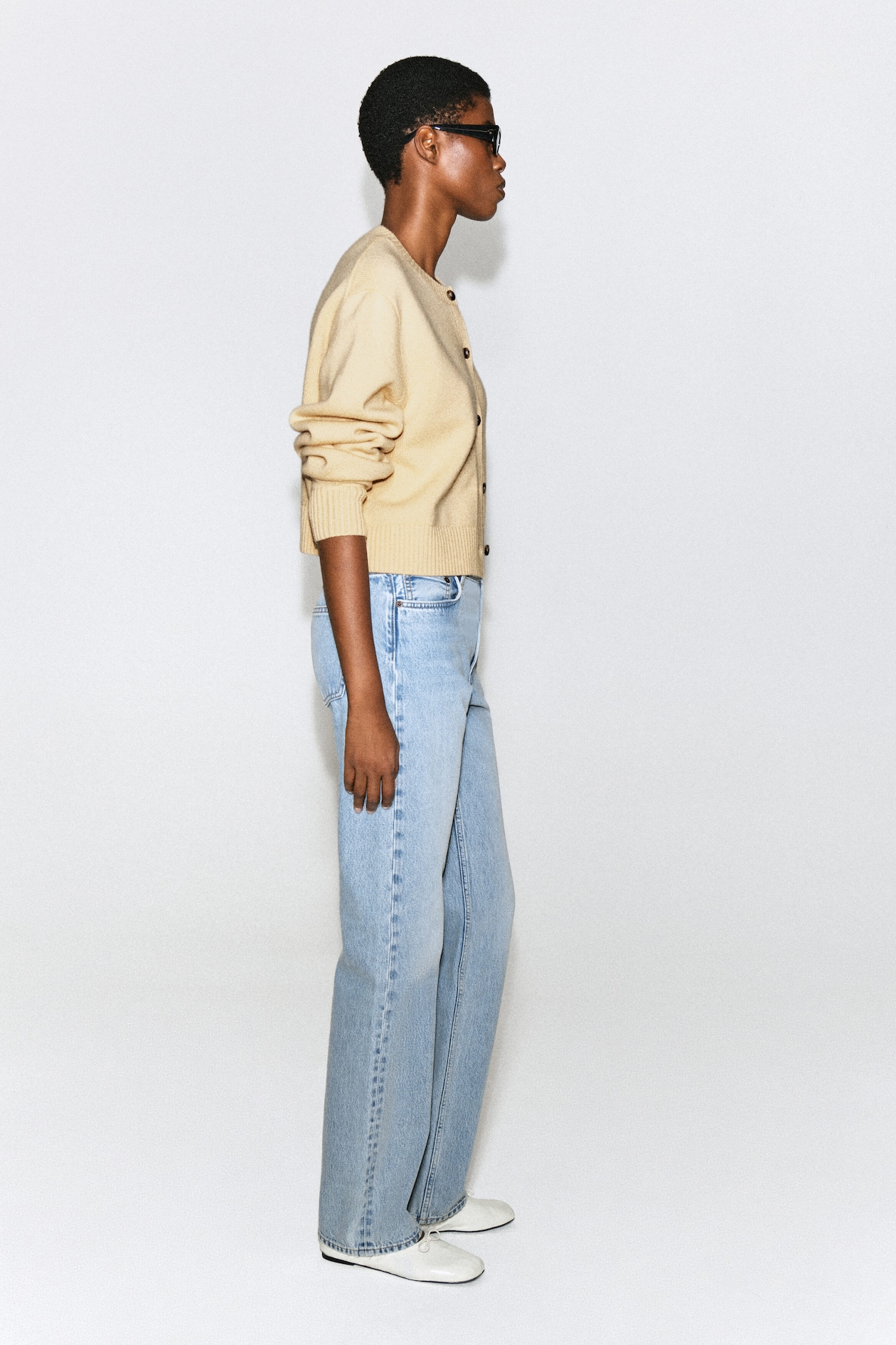 MERINO WOOL SWEATER — BUTTER YELLOW