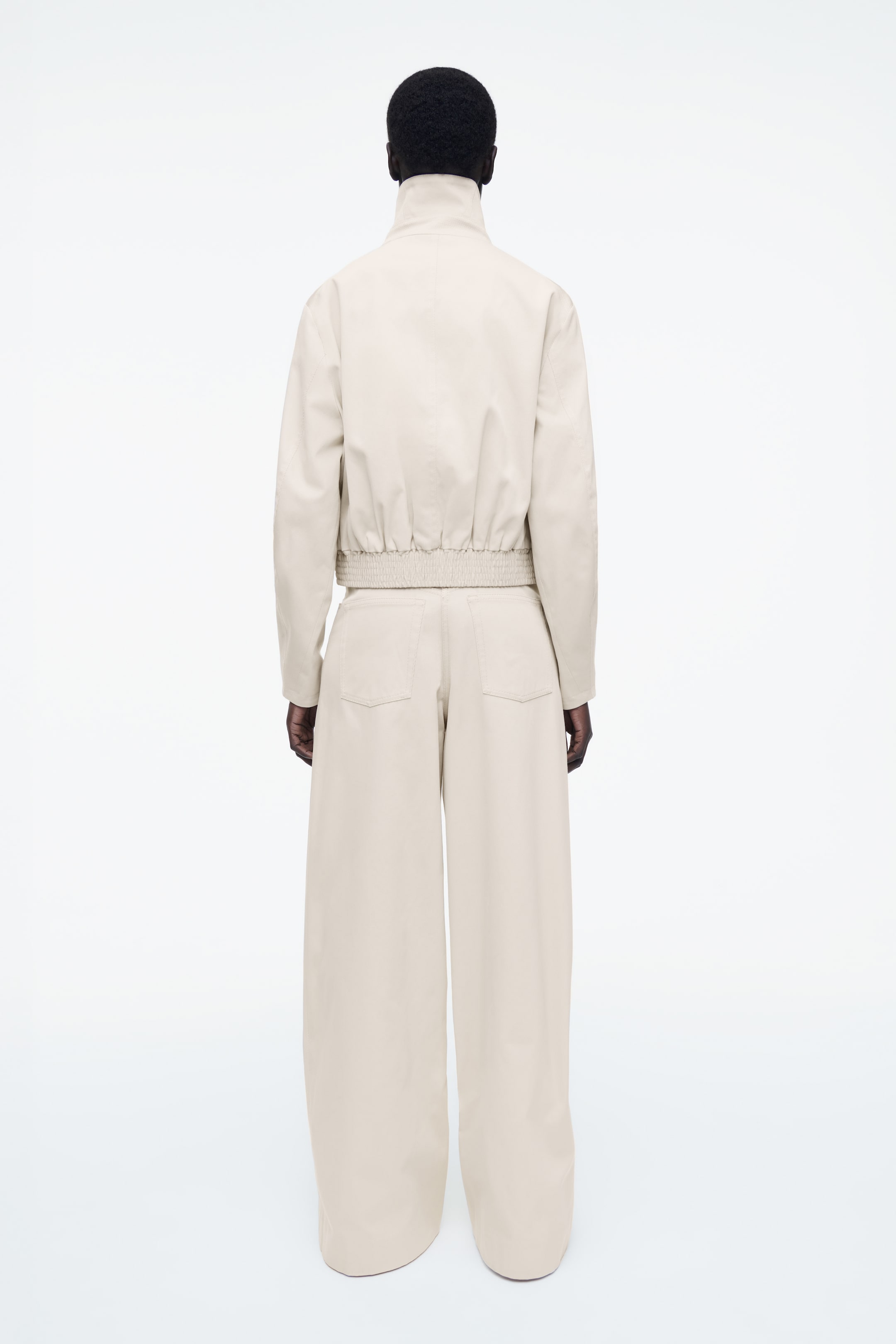 Se større billede: BOMULDSBUKSER MED VIDE BEN - LYS BEIGE - DAME | H&M DK 4