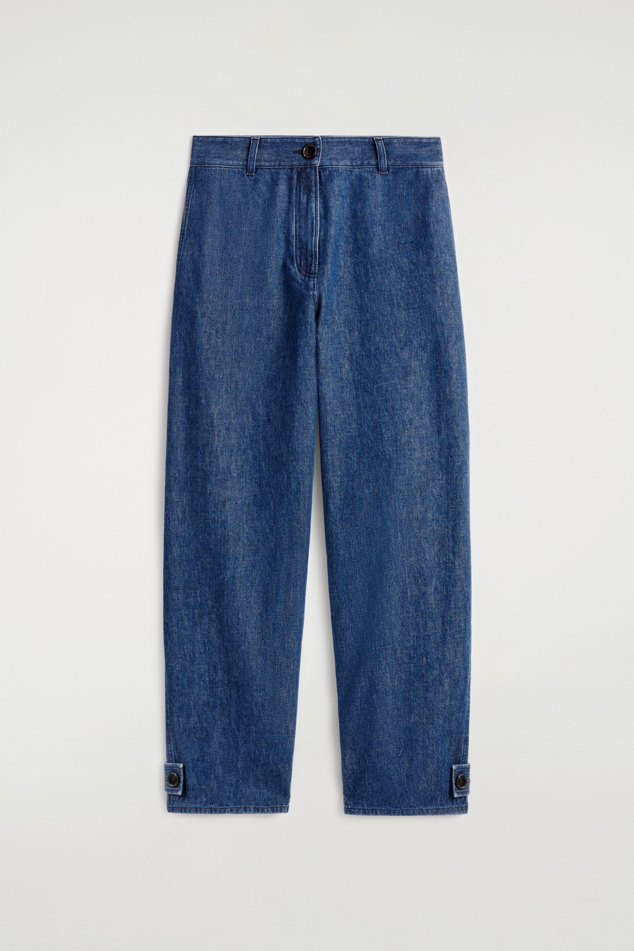 DENIM TULIP TROUSERS