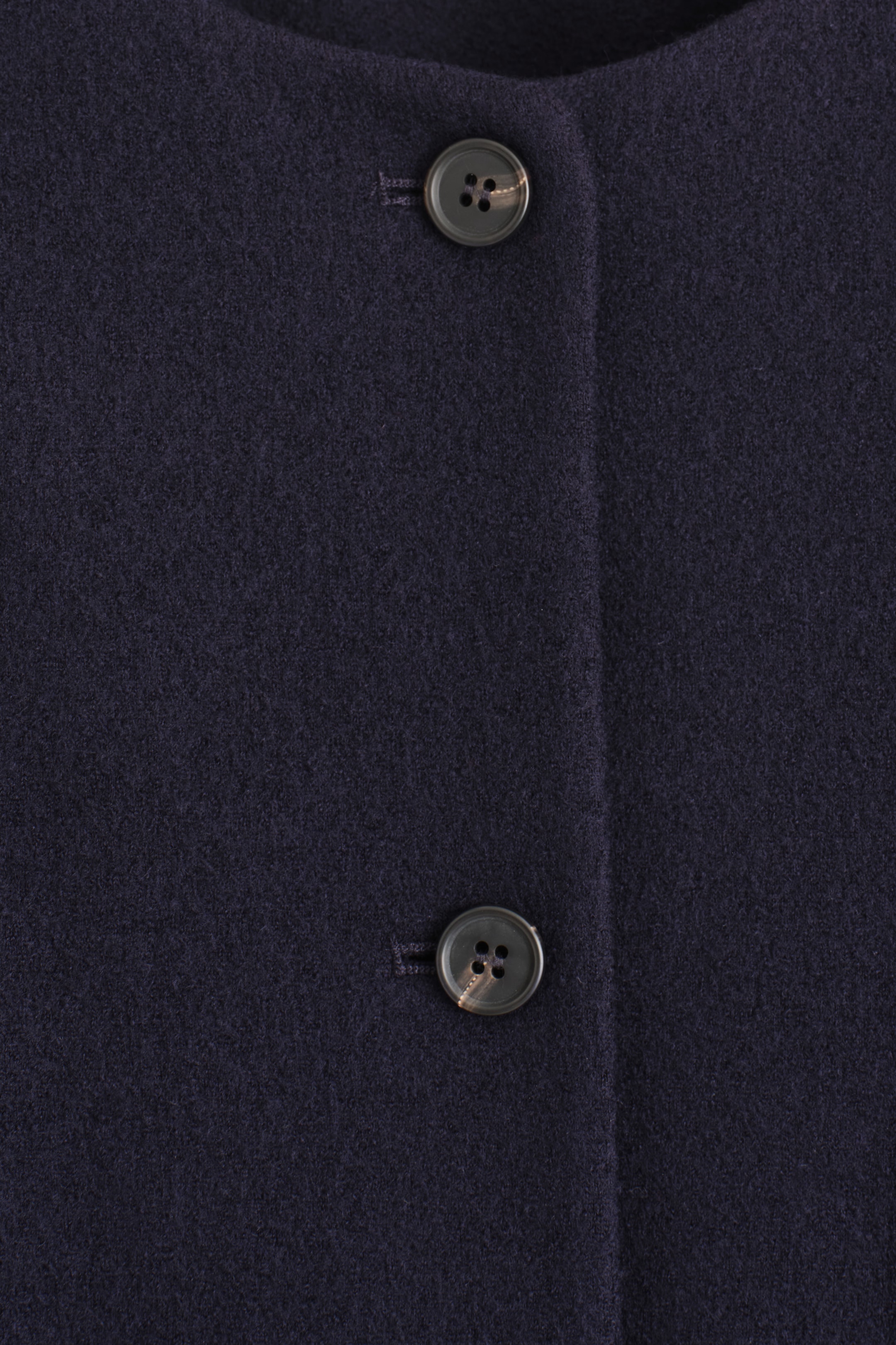 View larger image: BOILED MERINO WOOL CARDIGAN - NAVY - Ladies | H&M GB 7