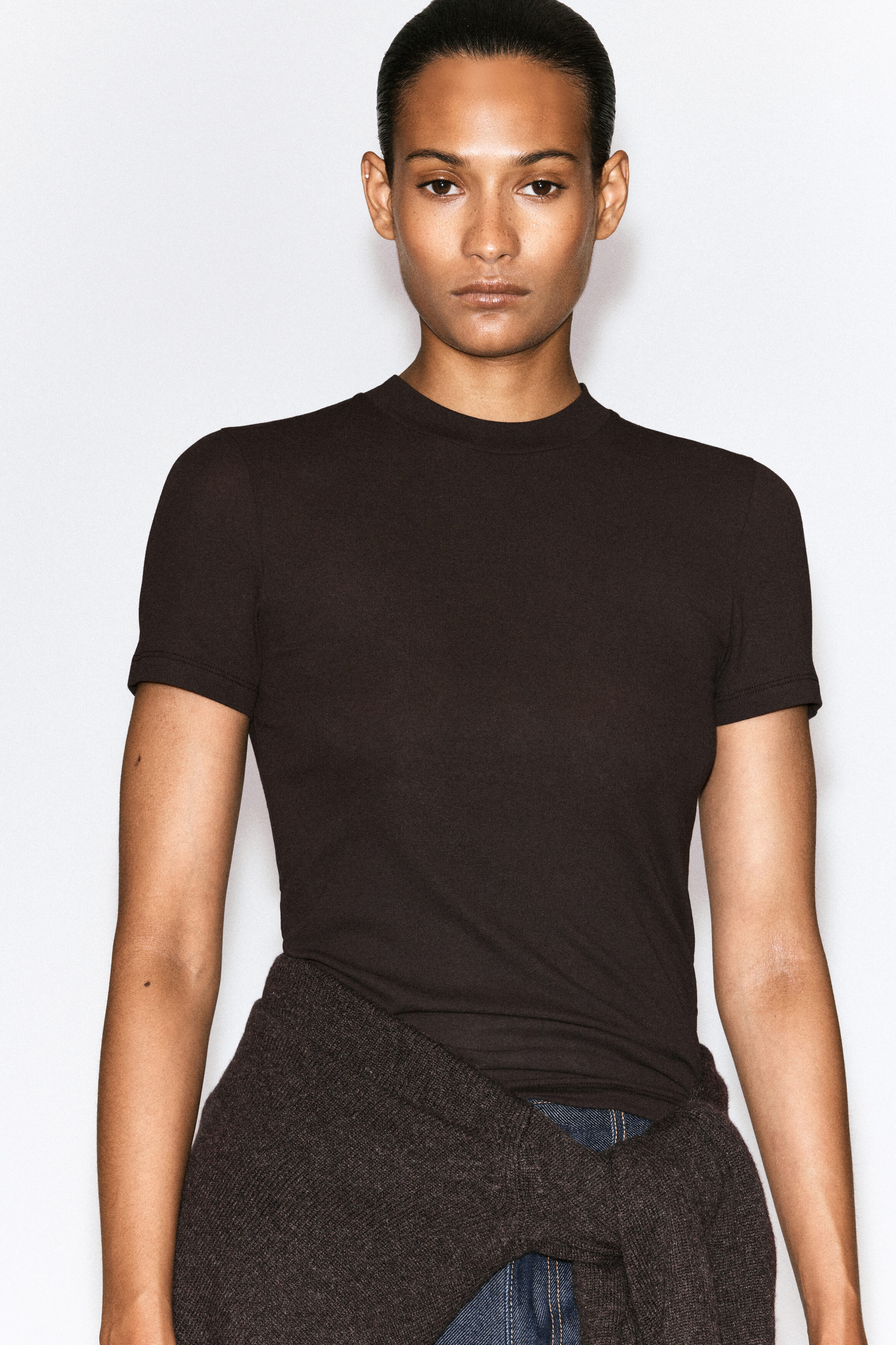 CREPE-JERSEY T-SHIRT - thumbnail 6