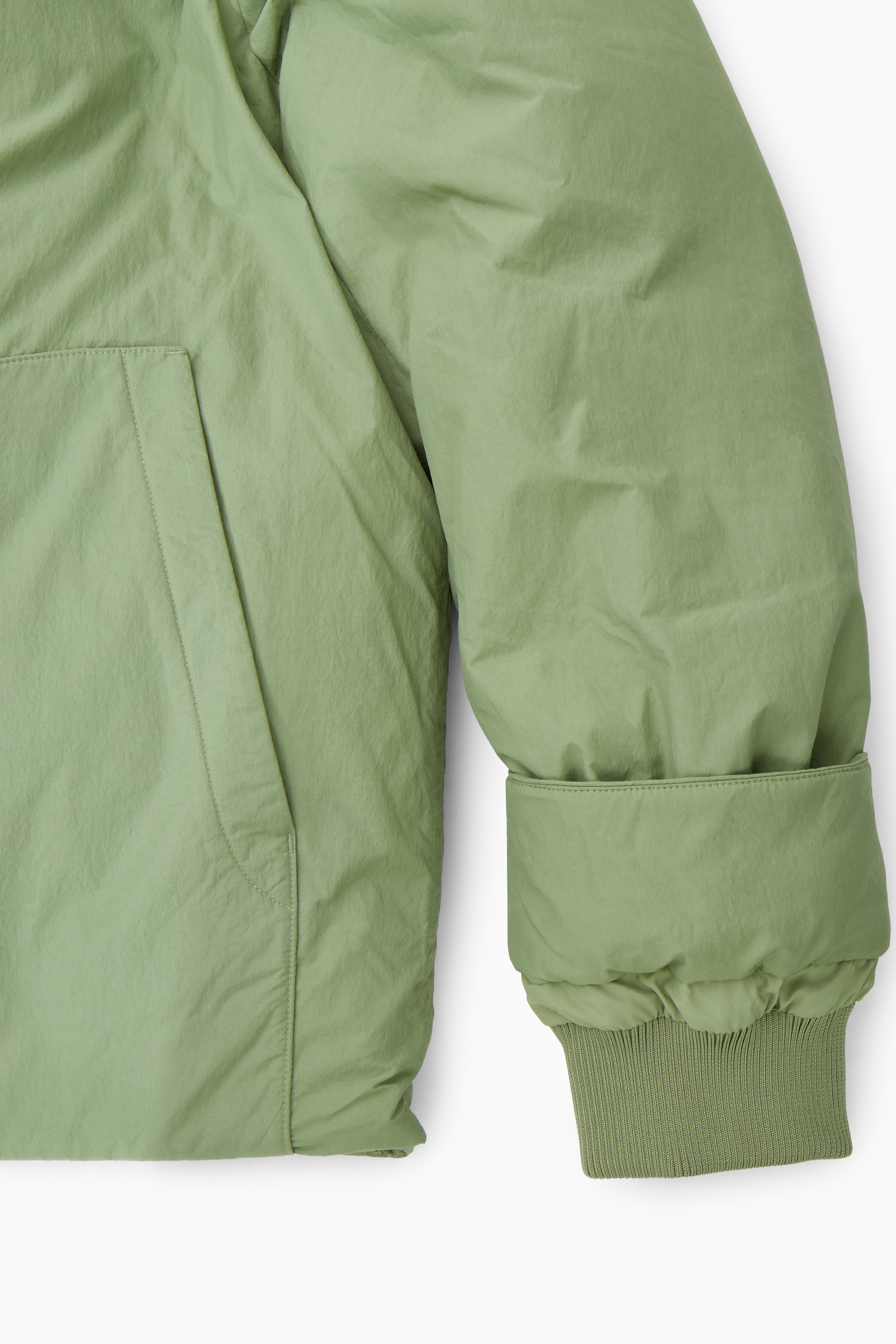 Agrandir l'image: VESTE MATELASSÉE COL MAGNÉTIQUE - VERT KAKI - HOMME | H&M CH 3