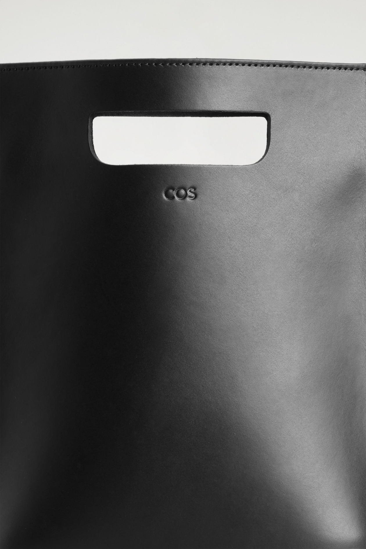 FOLIO MINI BAG - LEATHER — BLACK