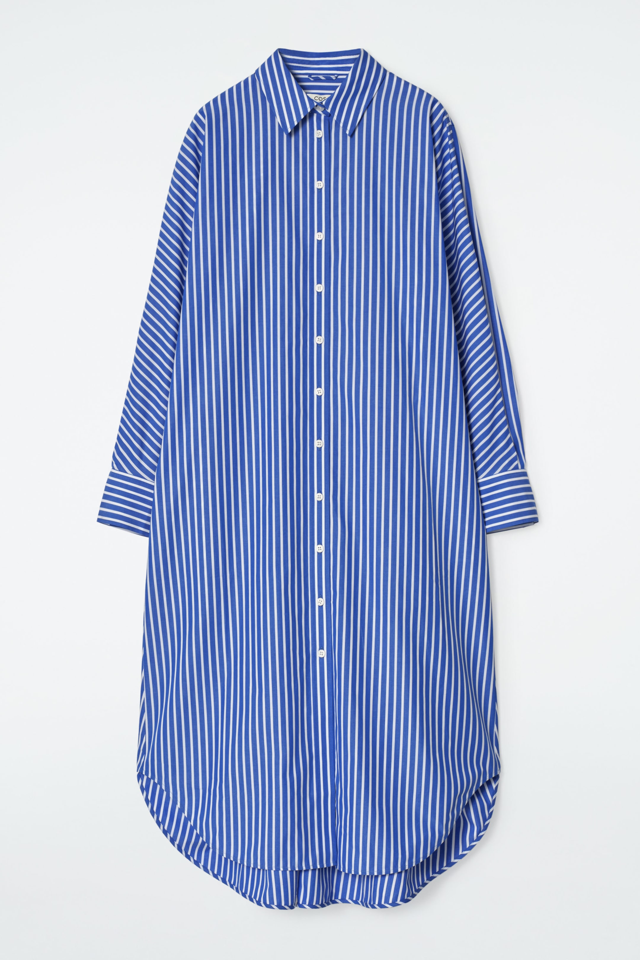 RELAXED COTTON SHIRT DRESS