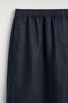 LINEN CULOTTES — NAVY 5