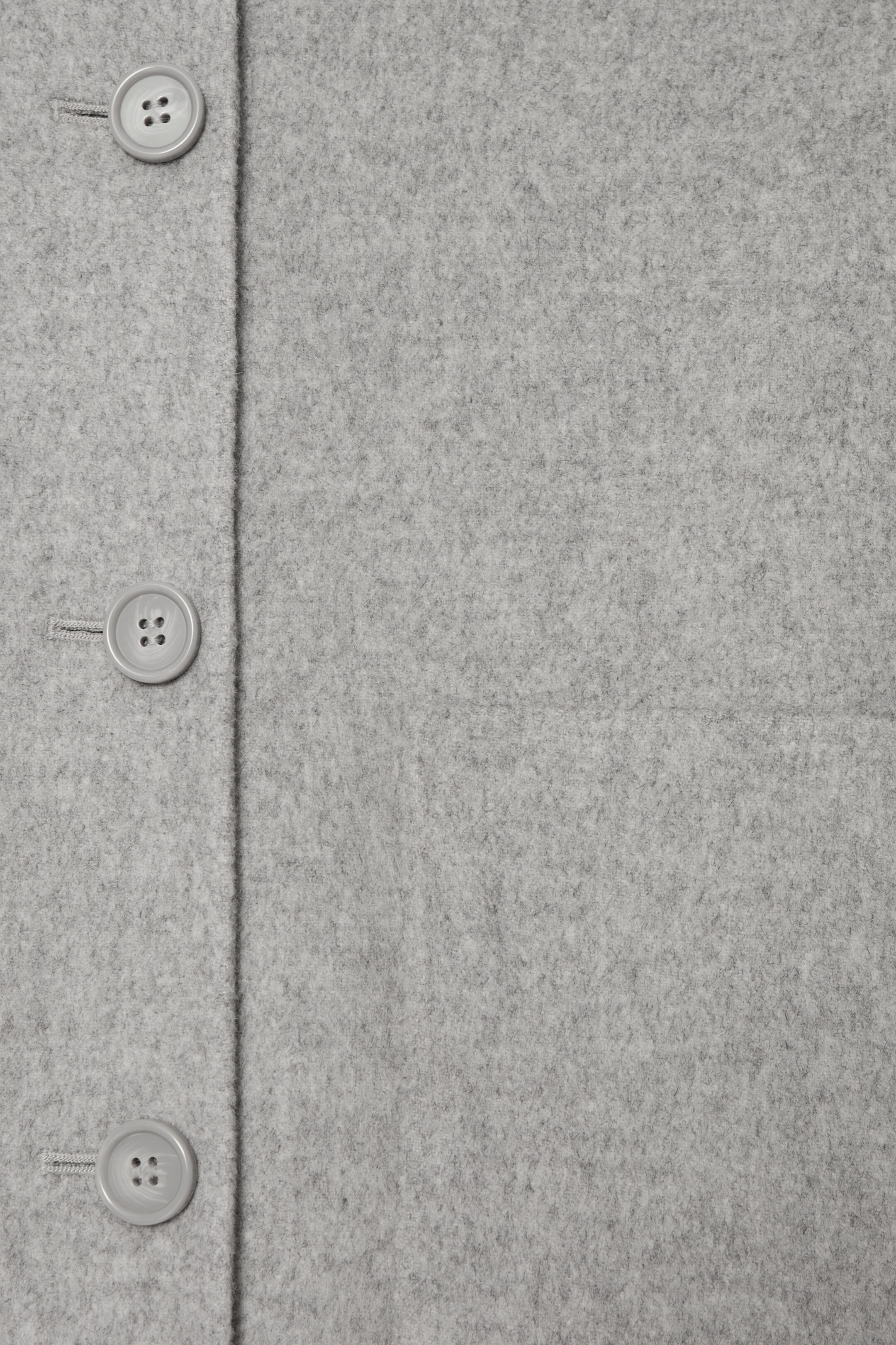 Ingrandisci l'immagine: BOXY DOUBLE-FACED WOOL SHORT JACKET - LIGHT GREY - DONNA | H&M CH 6