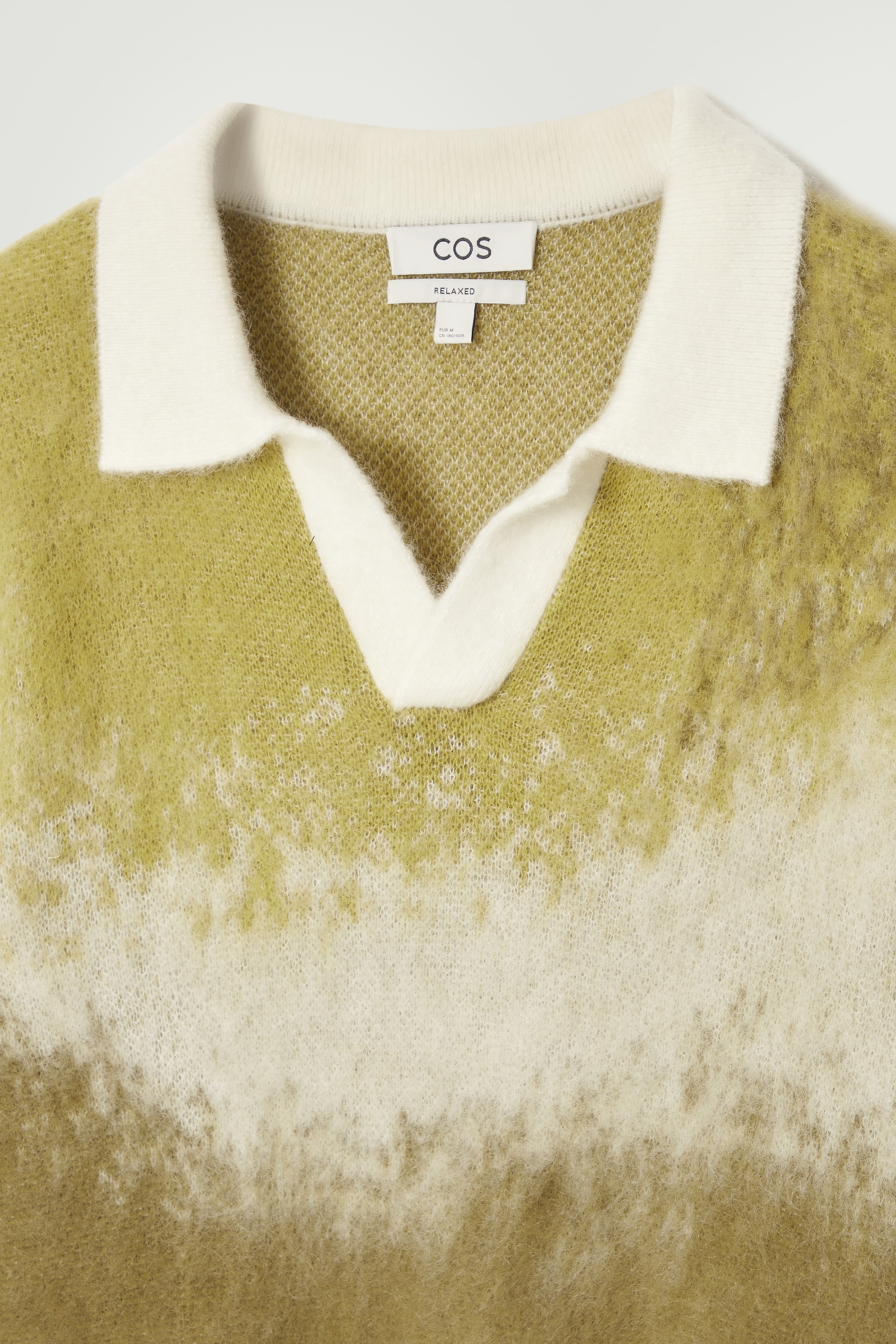 Grösseres Bild ansehen: POLOPULLOVER AUS GEBÜRSTETEM MOHAIR-MIX - GELB/SANDFARBEN - HERREN | H&M CH 2