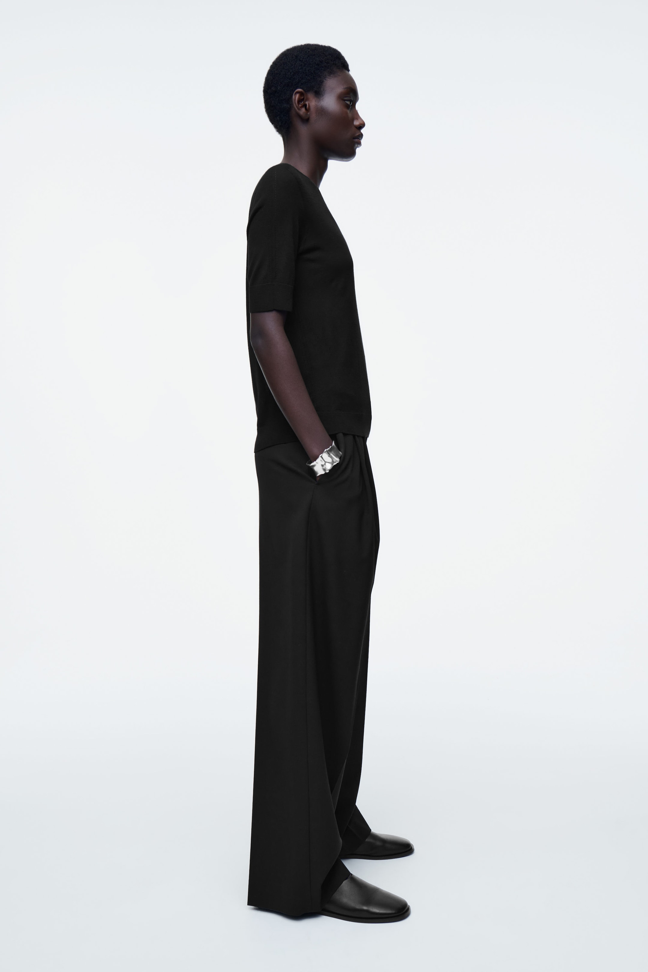 T-SHIRT SLIM EN LAINE MÉRINOS
