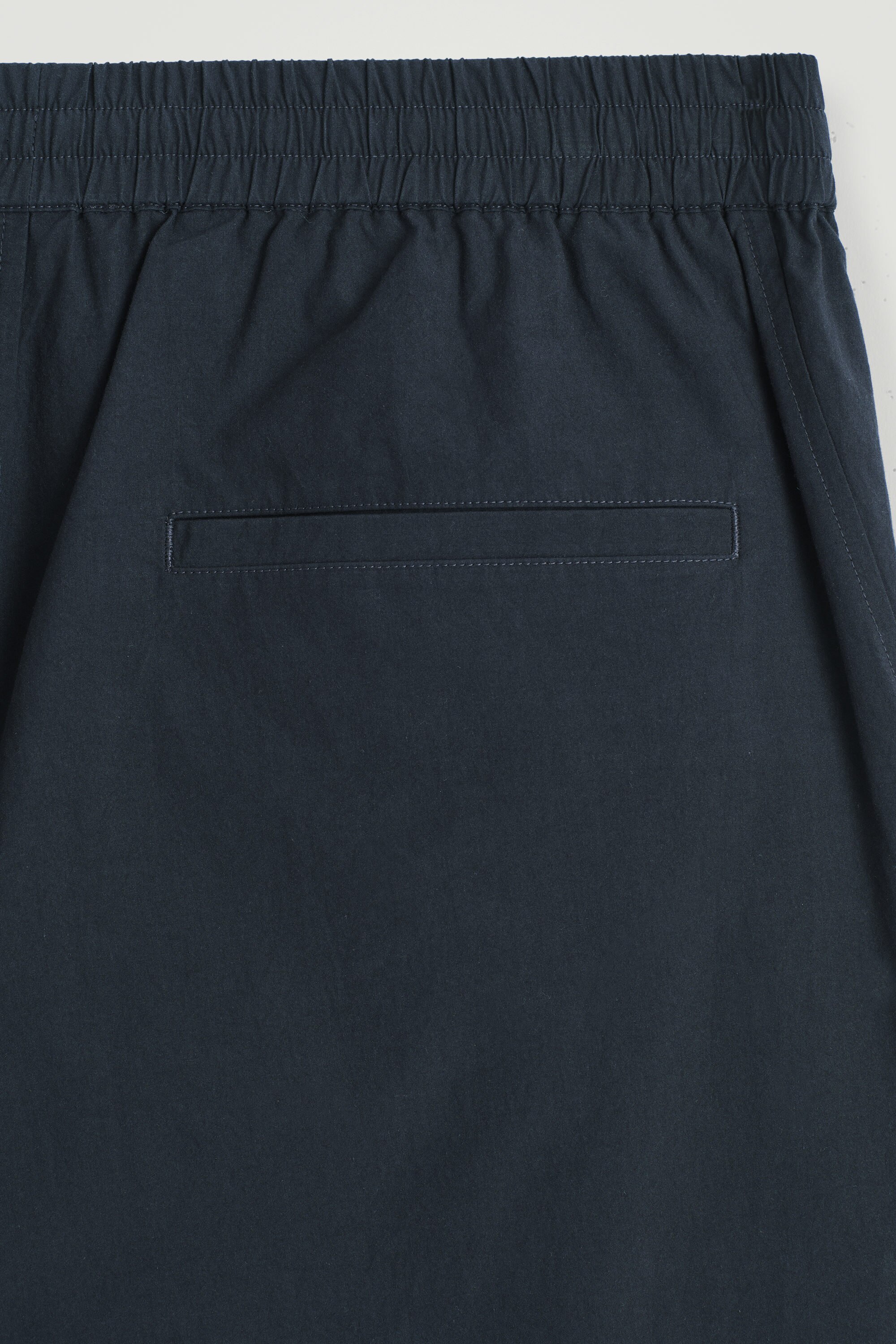 EUROKENVY Stretch Twill Slacks NAVY XLサイ BELTED TAPERED COTTON PANTS - NAVY | COS