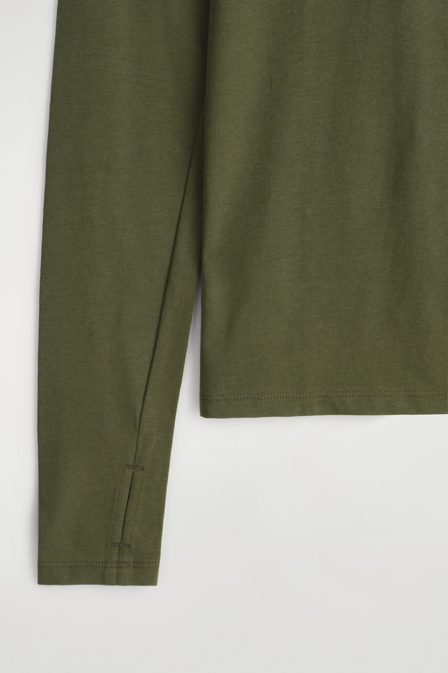 SLIM LIGHTWEIGHT LONG-SLEEVED TOP - DARK GREEN/DARK RED/GREY MÉLANGE/BLACK/WHITE/BROWN / STRIPED - 5