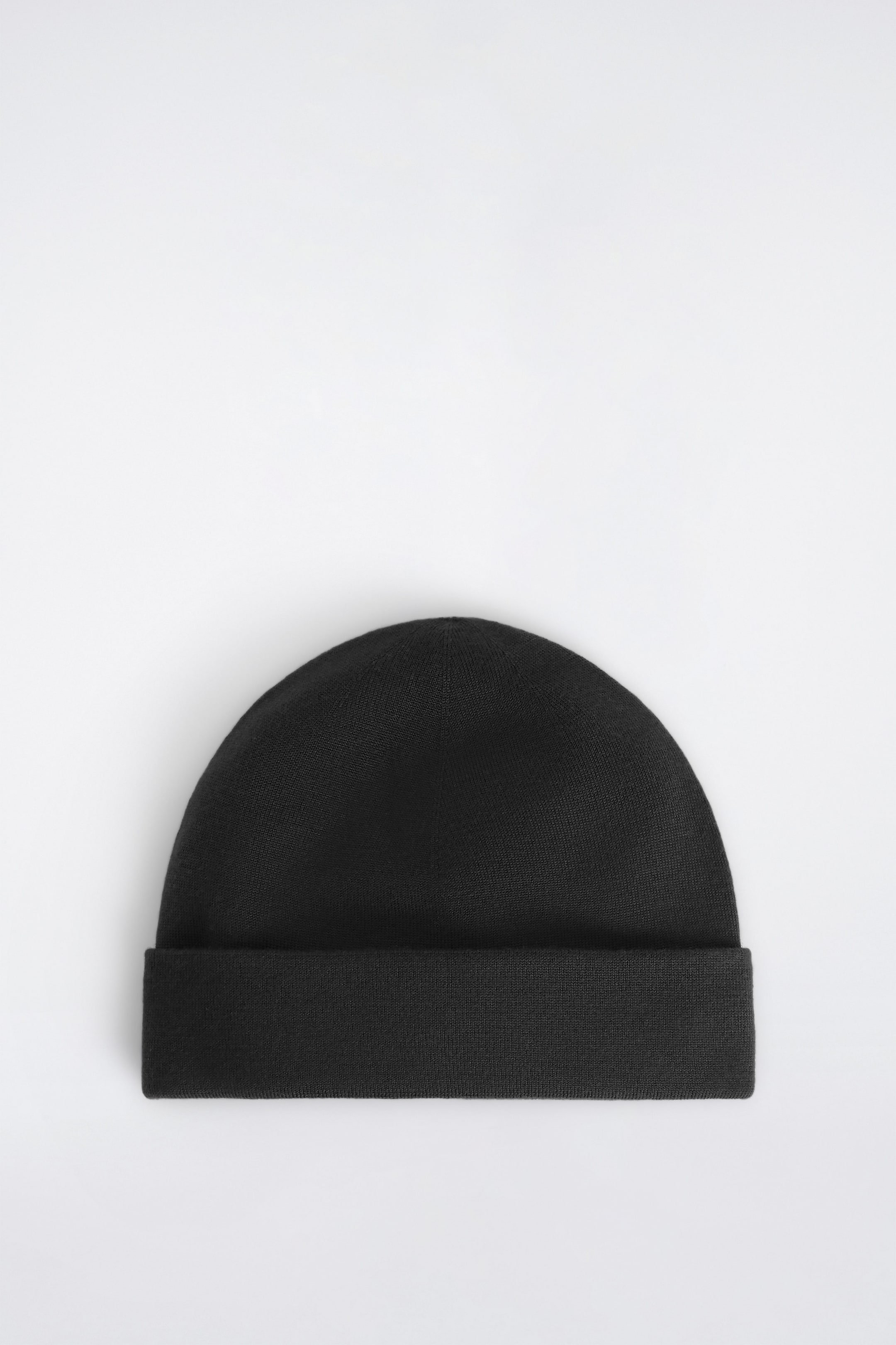 DOUBLE-FACED WOOL BEANIE