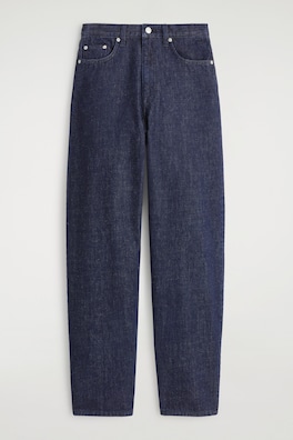 BAY BARREL-LEG JEANS — DARK BLUE 7