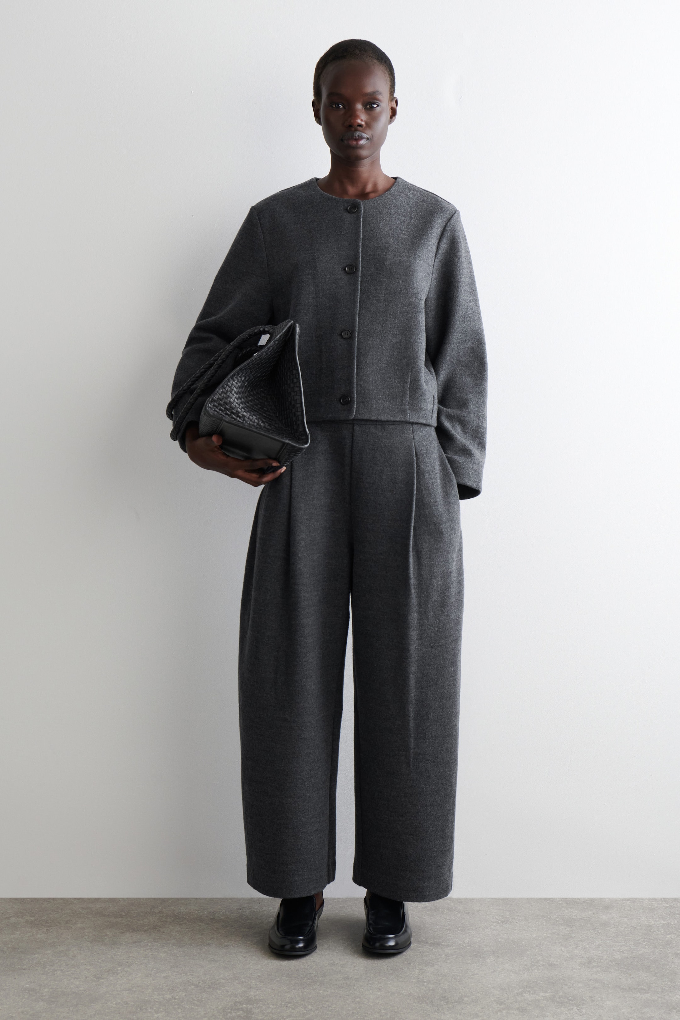 BOILED MERINO WOOL CARDIGAN