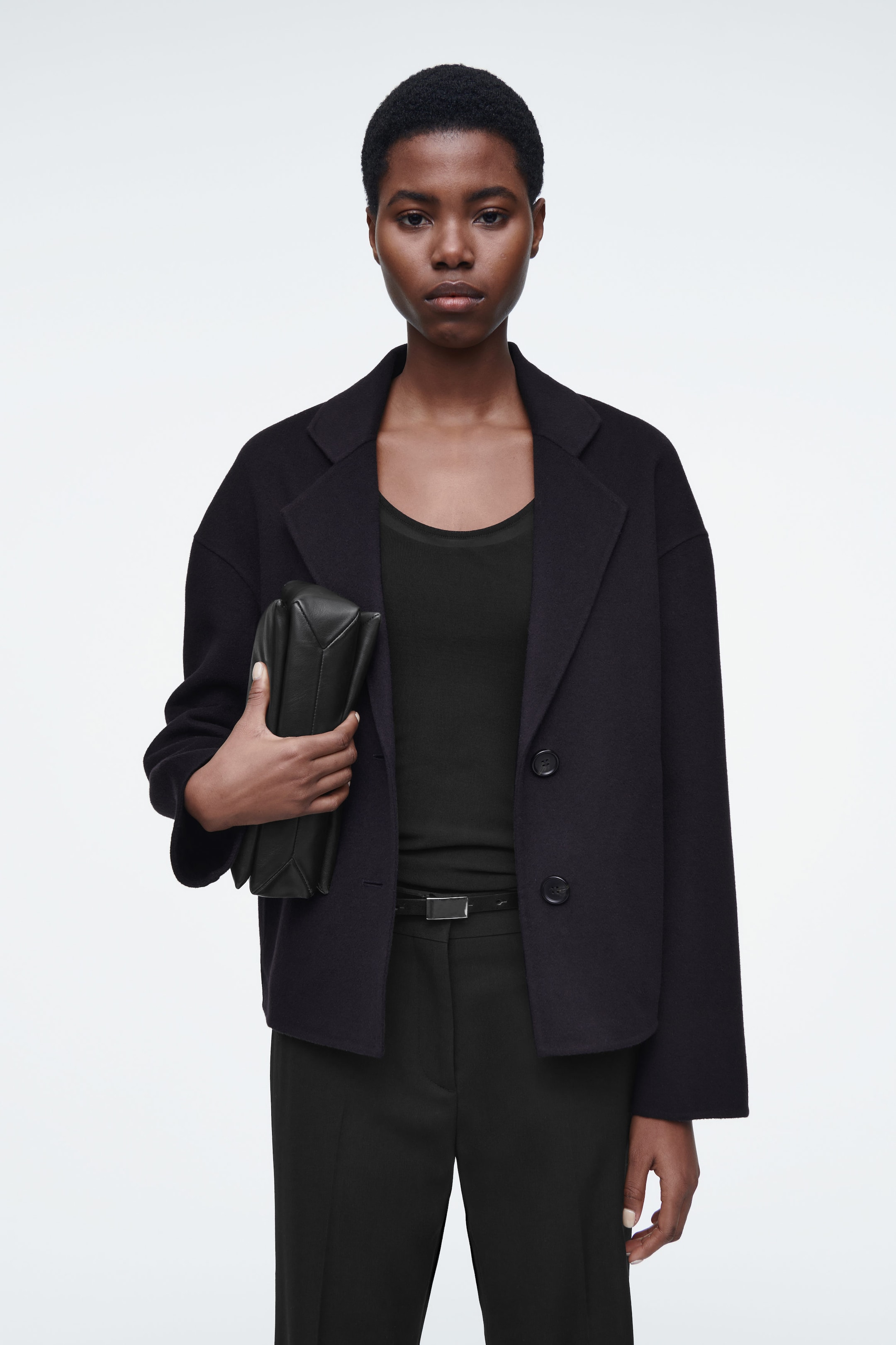 TAILORED DOUBLE-FACED WOOL JACKET