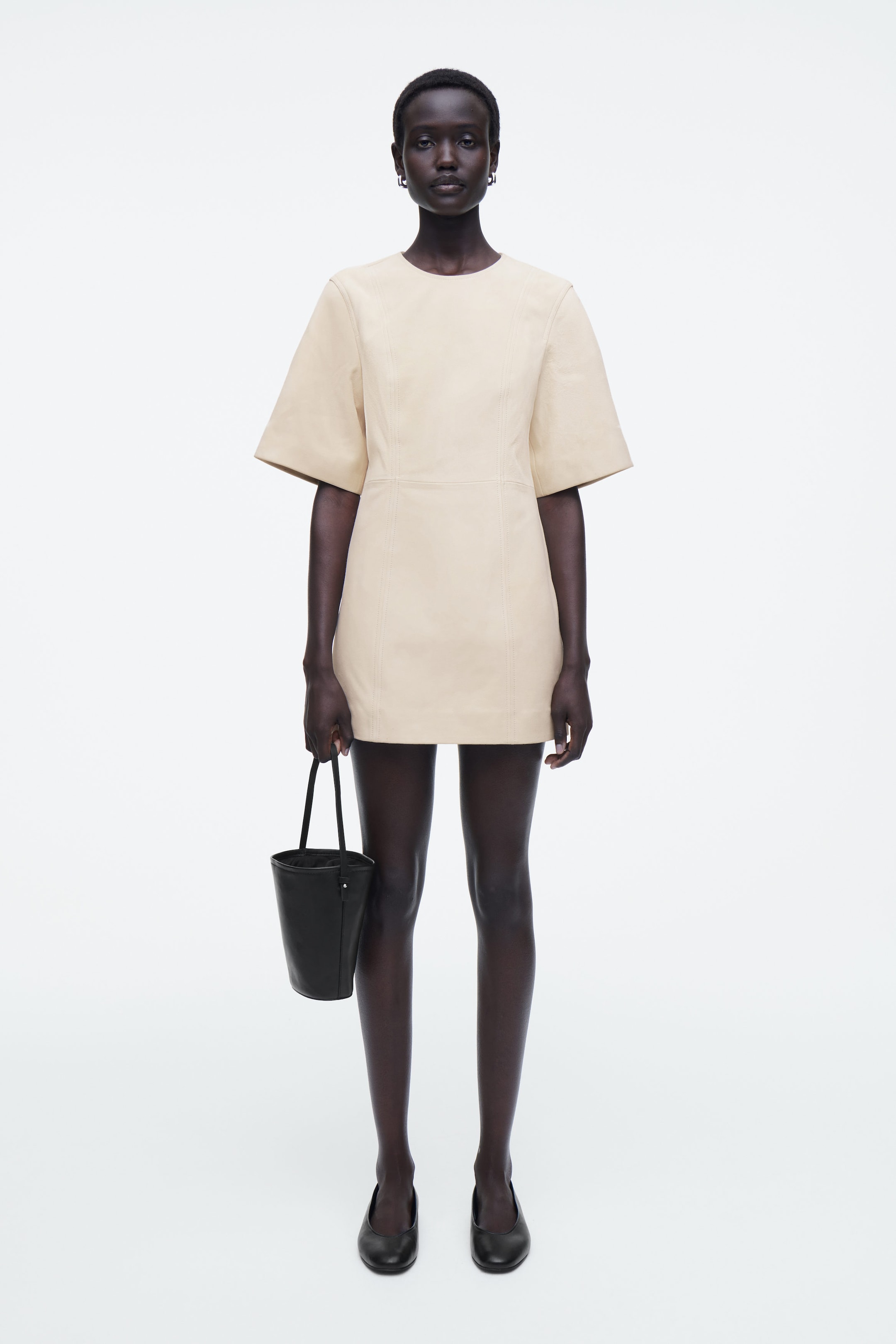 MINI BUCKET BAG - LEATHER