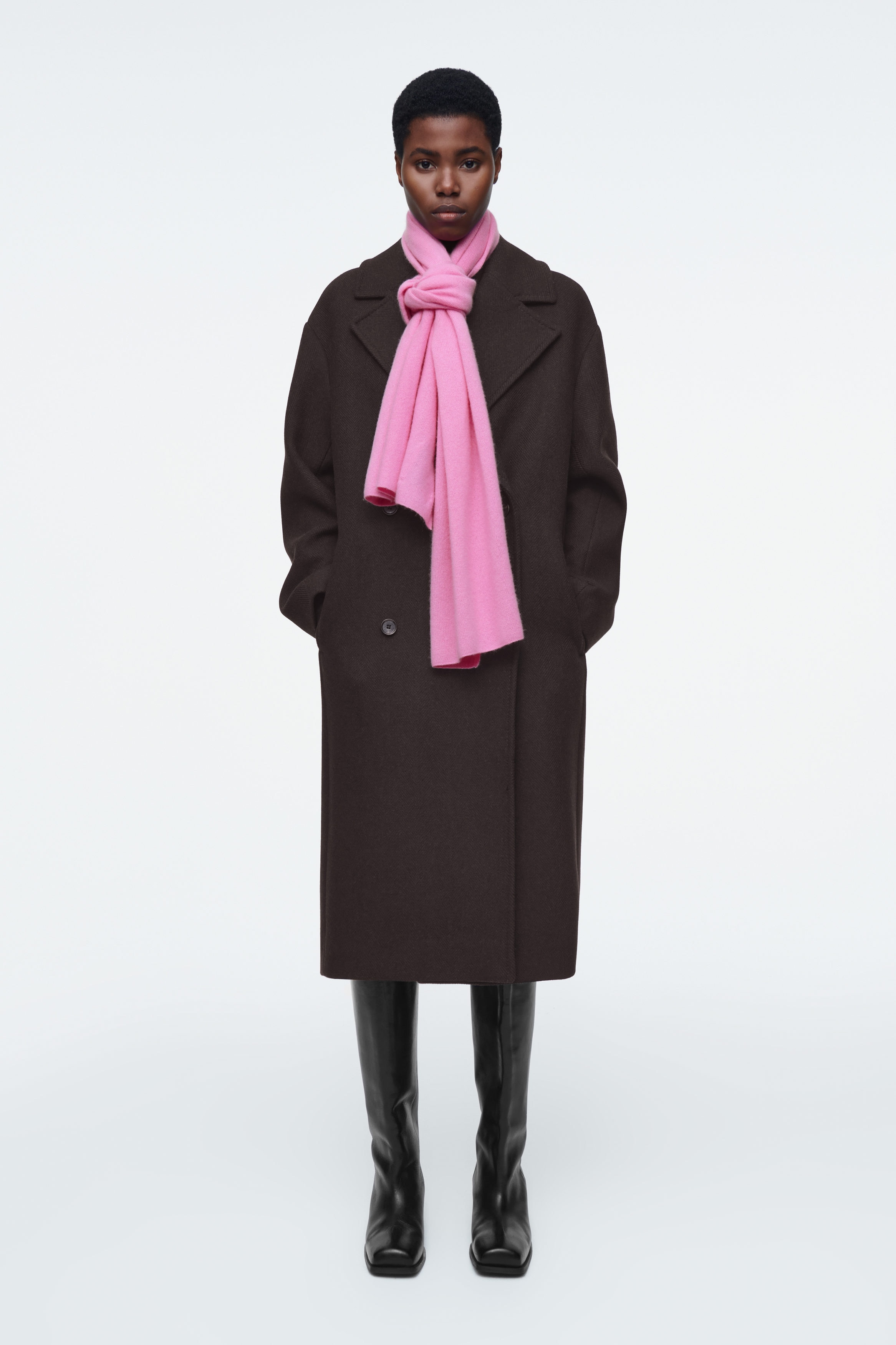 CASHMERE SCARF - PINK | COS