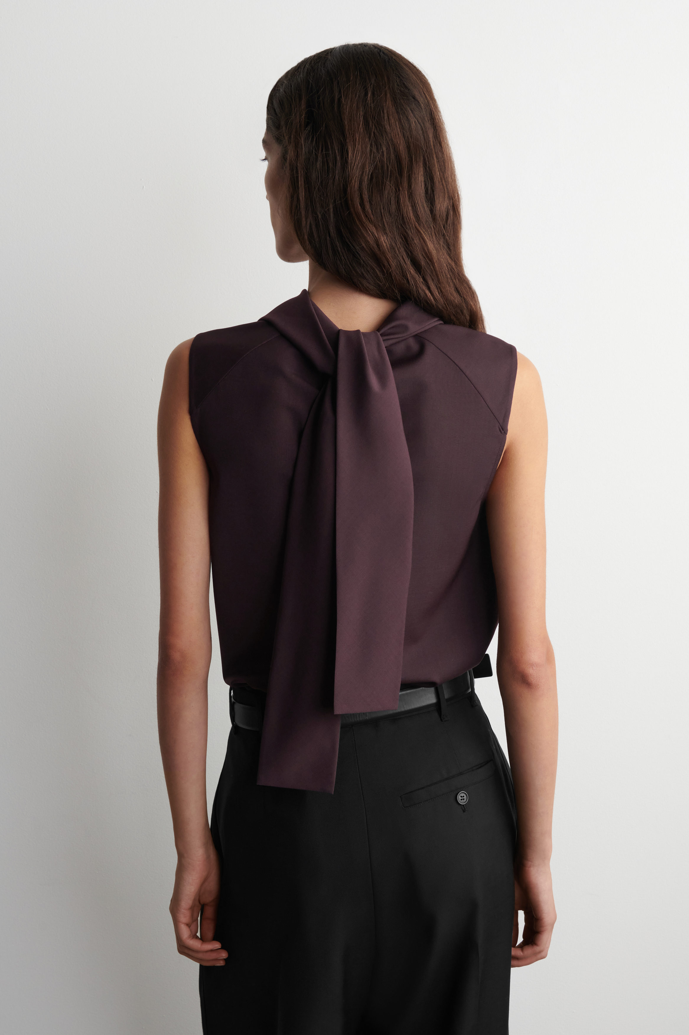 herlipto新品Scarf-Collar Blouse Her lip to Double Ruffled Collar 