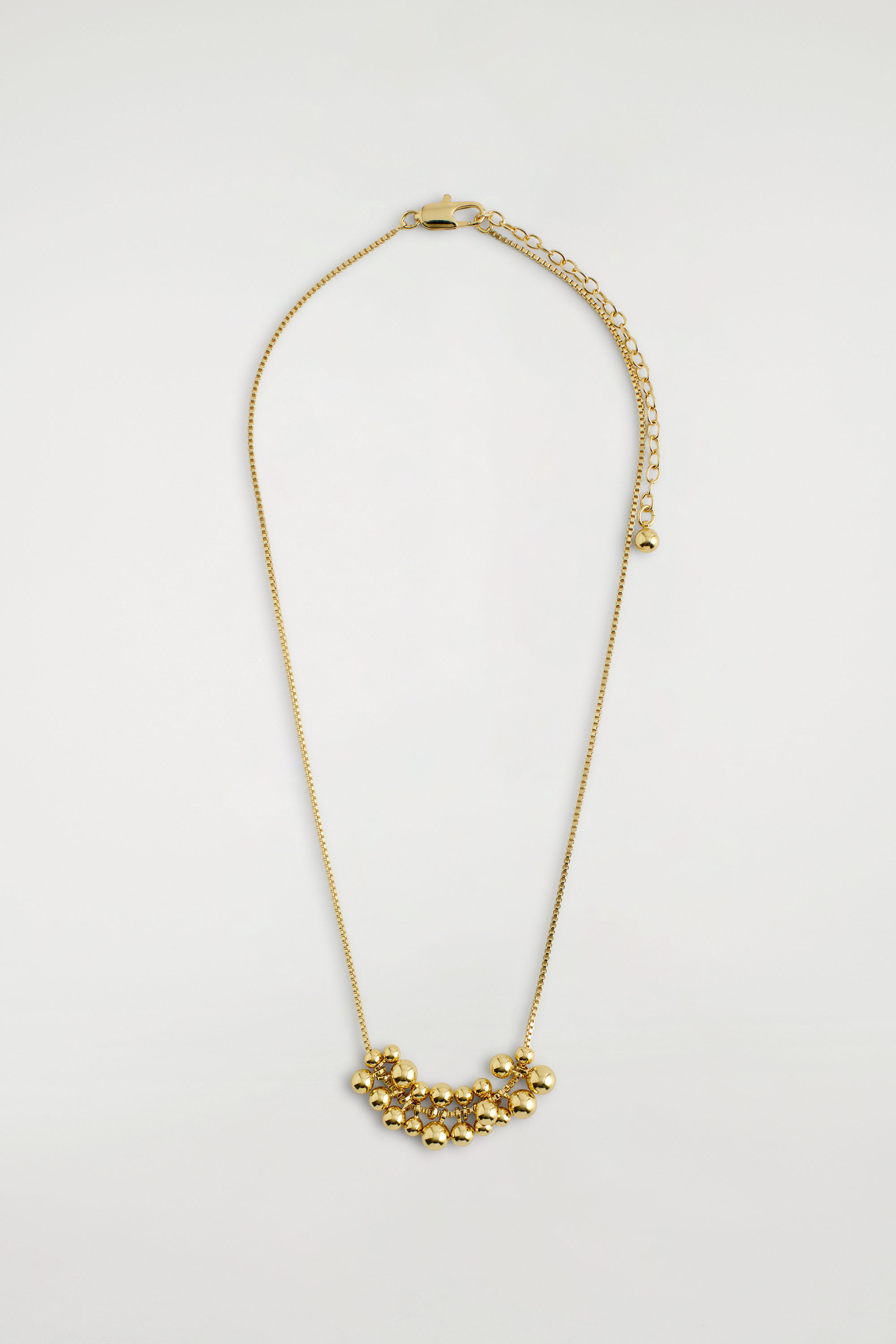 CHUNKY CLUSTER NECKLACE - SILVER | COS US