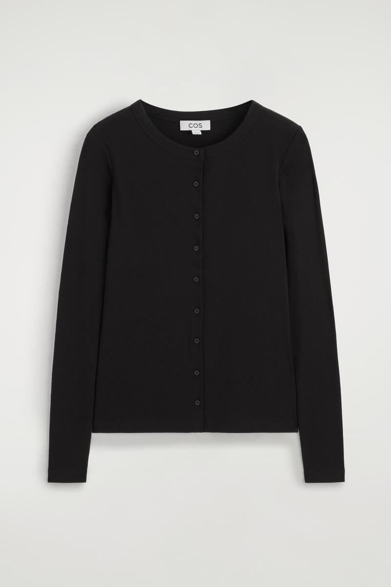 Jersey Cardigan Top