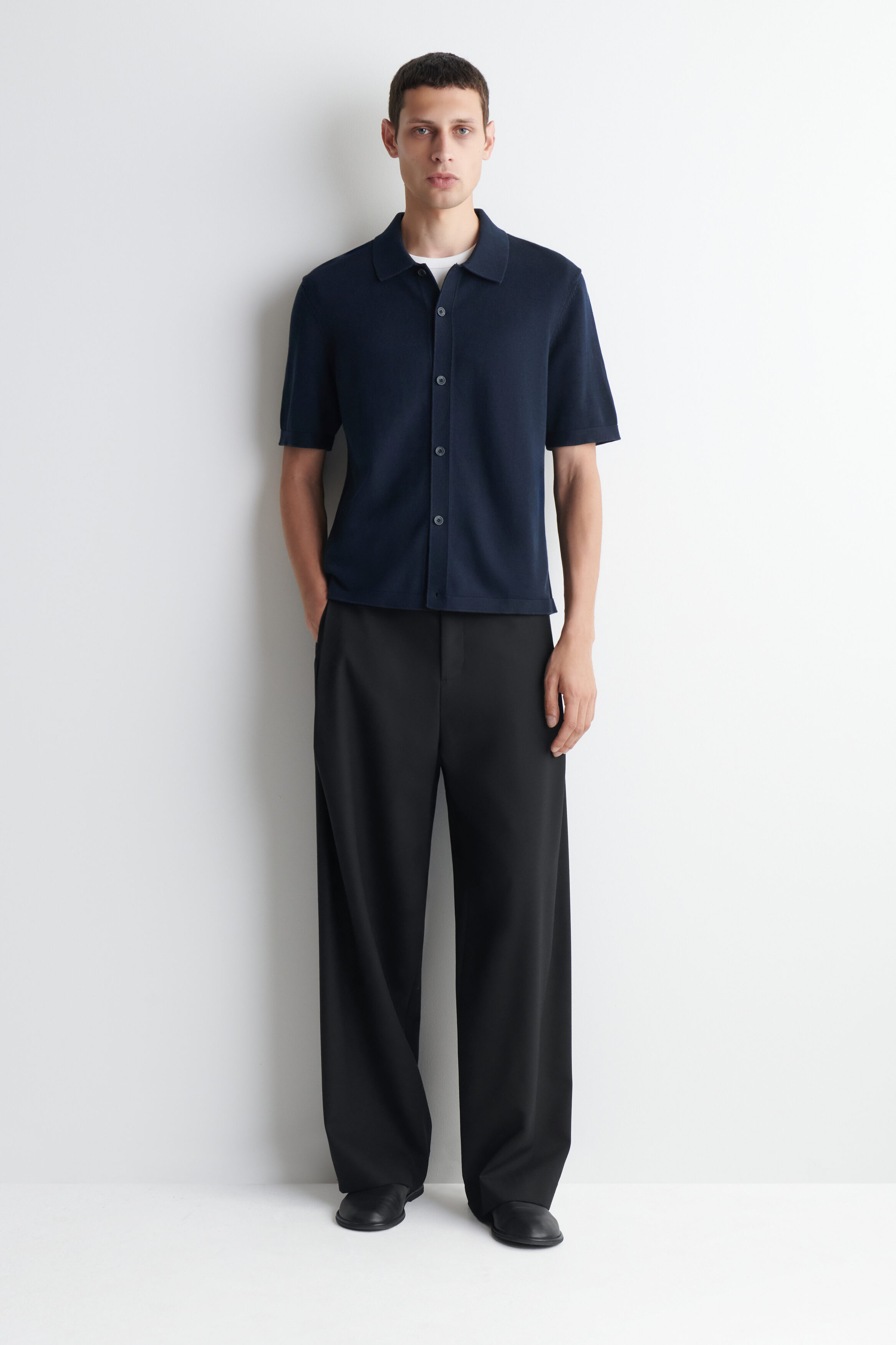 KNITTED COTTON SHIRT - thumbnail 3