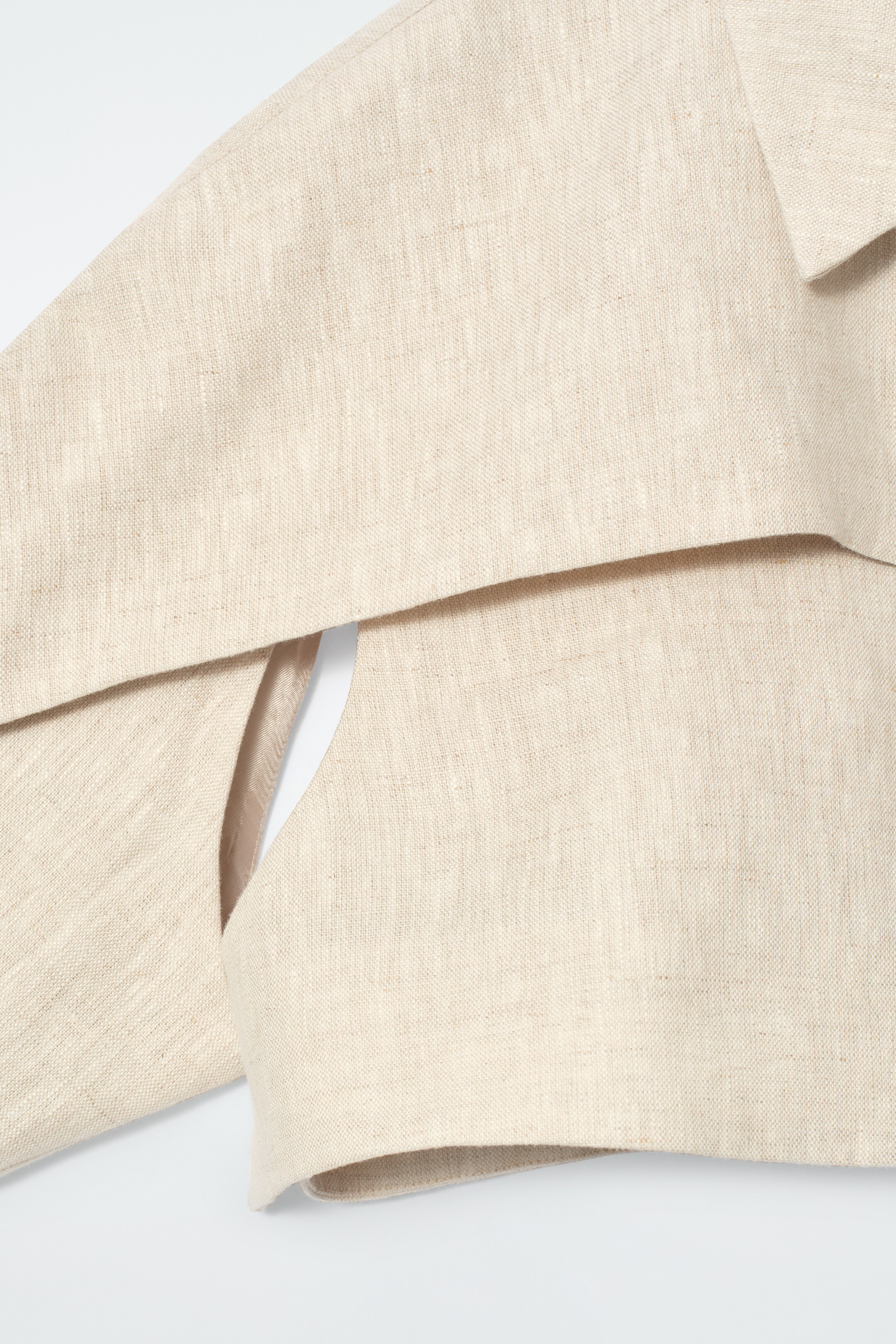 Größeres Bild ansehen: VERKÜRZTE JACKE AUS LEINEN - HELLES BEIGE - Ladies | H&M DE 7