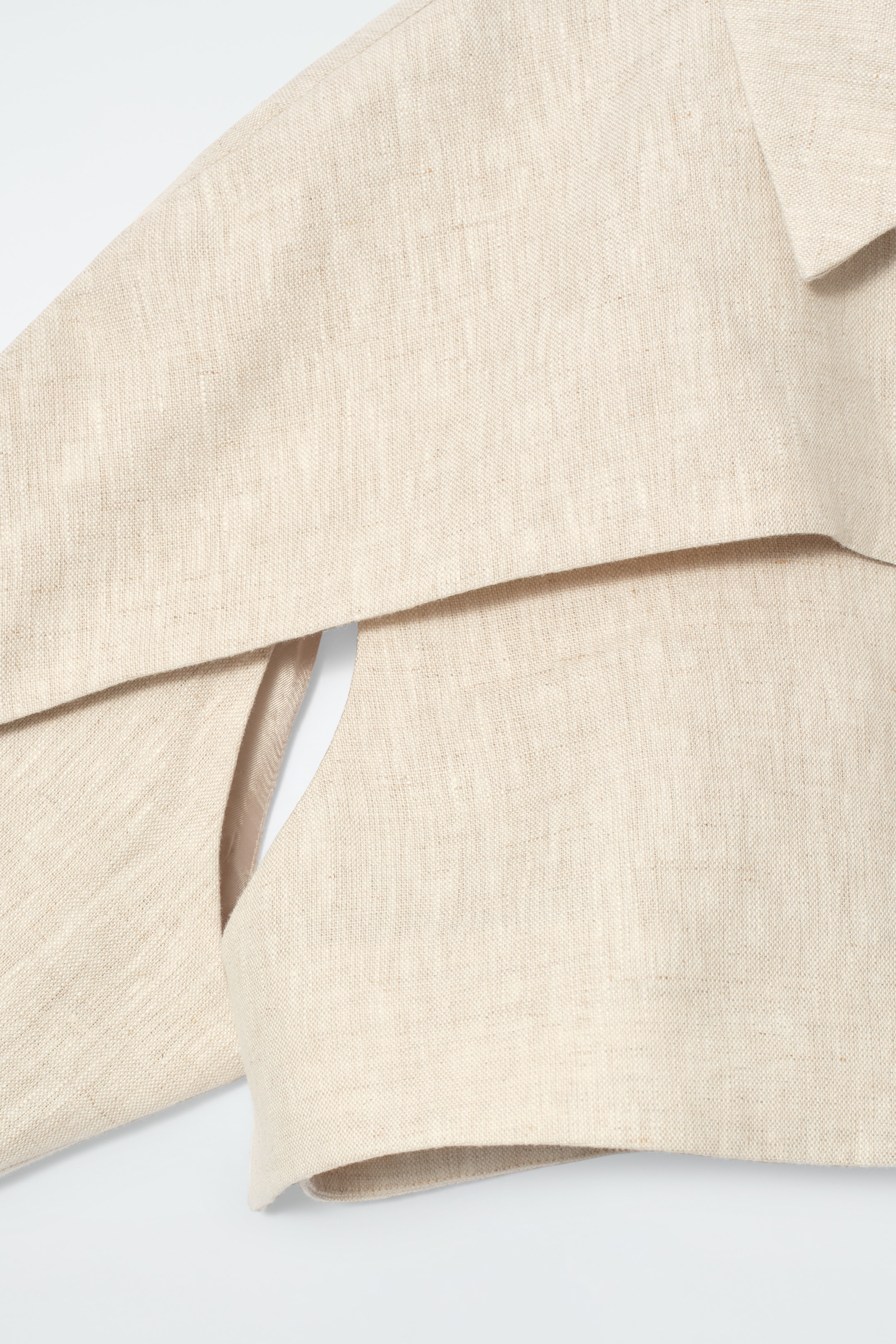 Visualizza immagine più grande: GIACCA CROPPED IN LINO - BEIGE CHIARO - DONNA | H&M IT 7