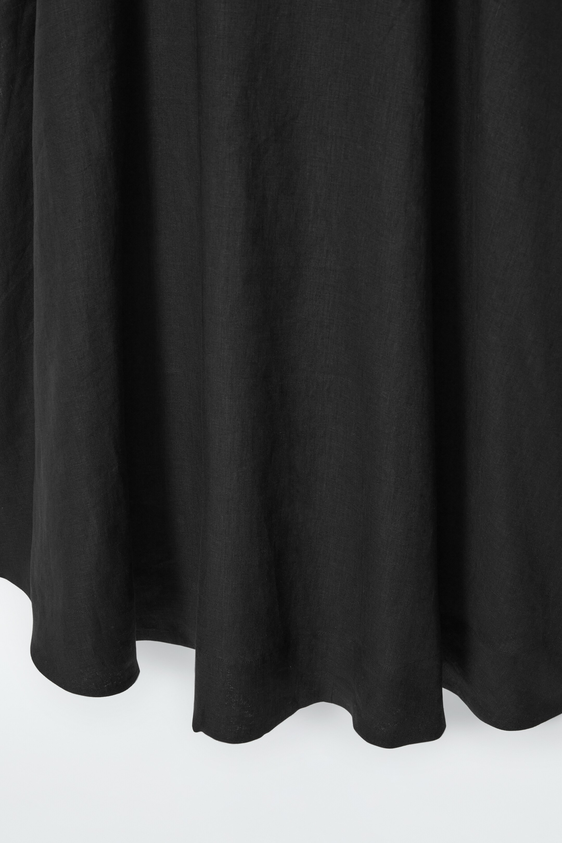 Ingrandisci l'immagine: A-LINE LINEN MAXI DRESS - BLACK - DONNA | H&M CH 3
