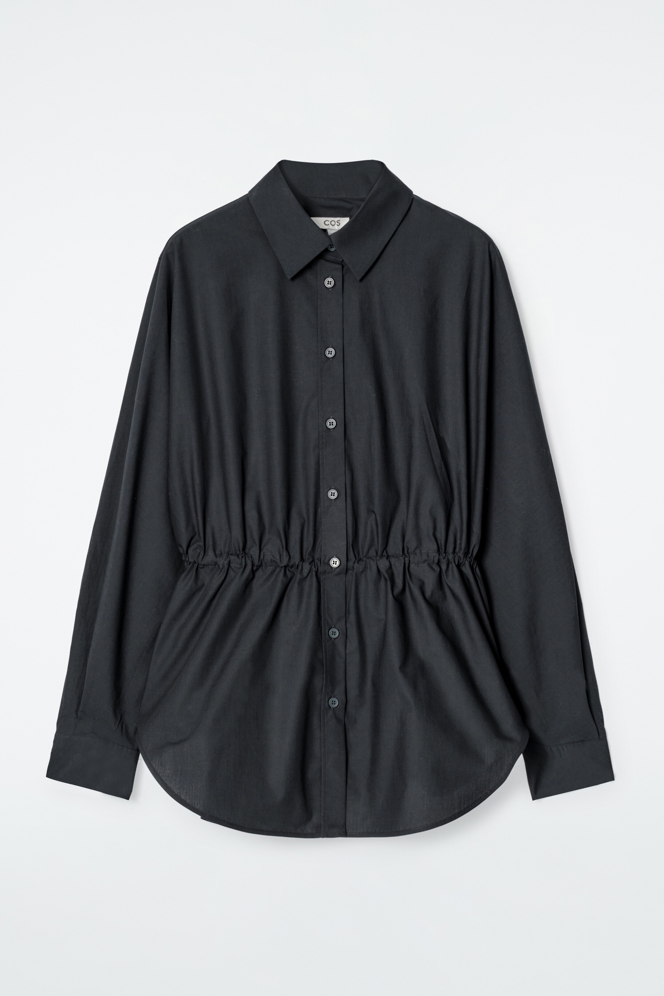 Ver imagem maior: DRAWSTRING-WAIST SHIRT - AZUL-MARINHO - SENHORA | H&M PT 6