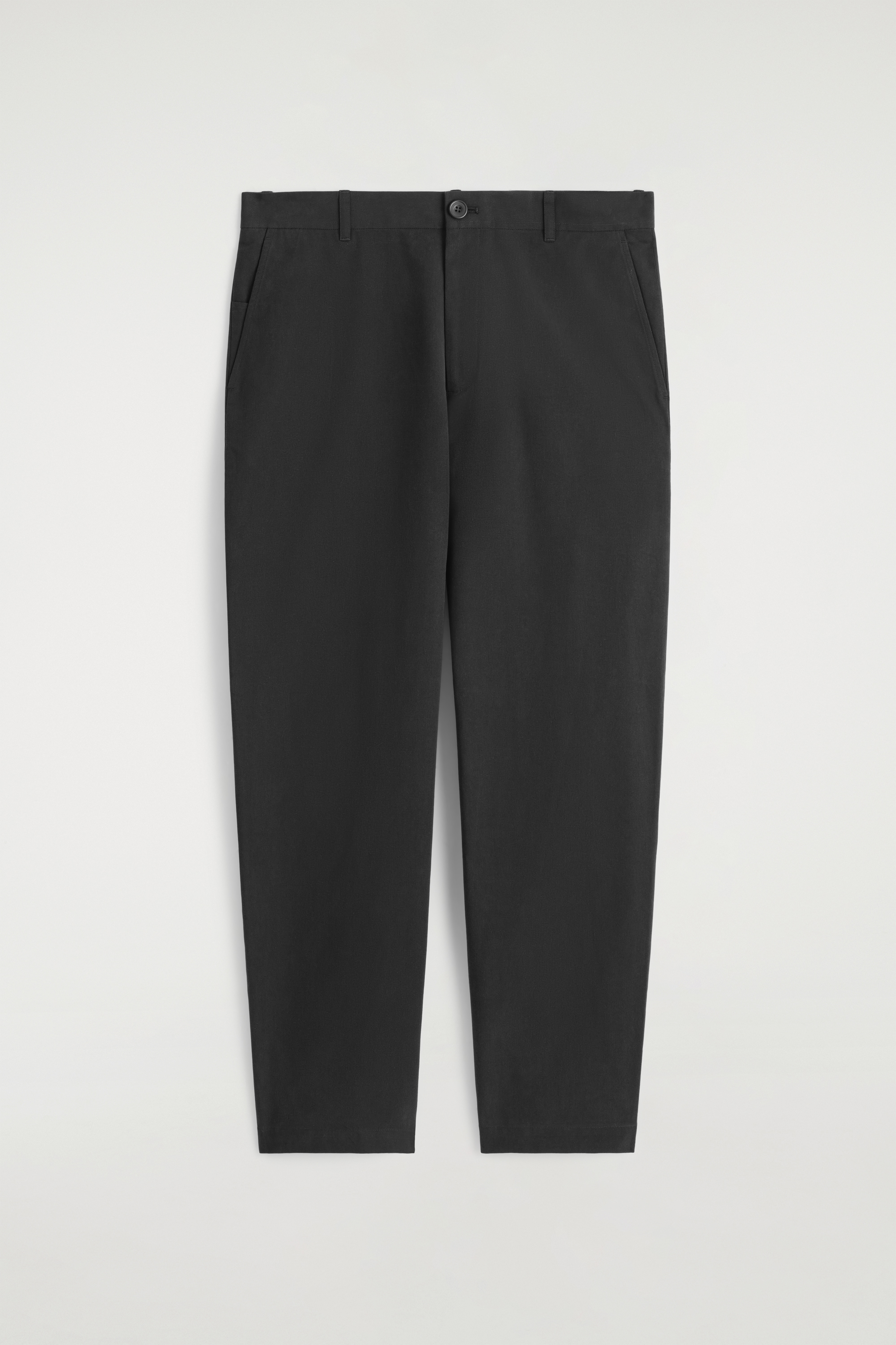 COTTON STRAIGHT-LEG CHINOS - BLACK/NAVY/BEIGE