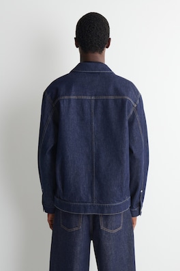 DENIM SHIRT JACKET — DARK BLUE 3
