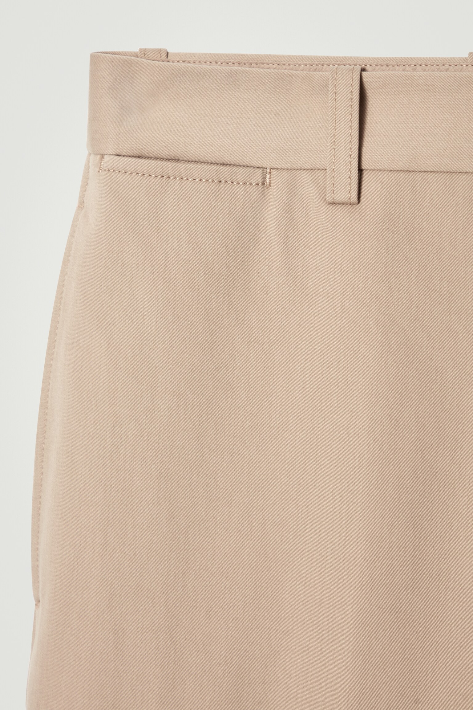 PANTALON CHINO DROIT DÉCONTRACTÉ - BEIGE/BLEU MARINE - 5