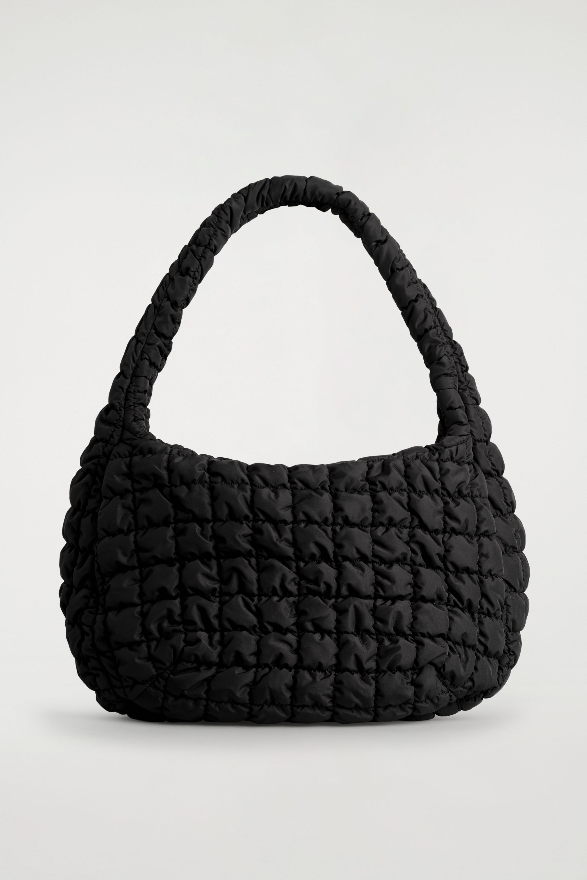 OVERSIZED QUILTED CROSSBODY BAG - BLACK | COS US