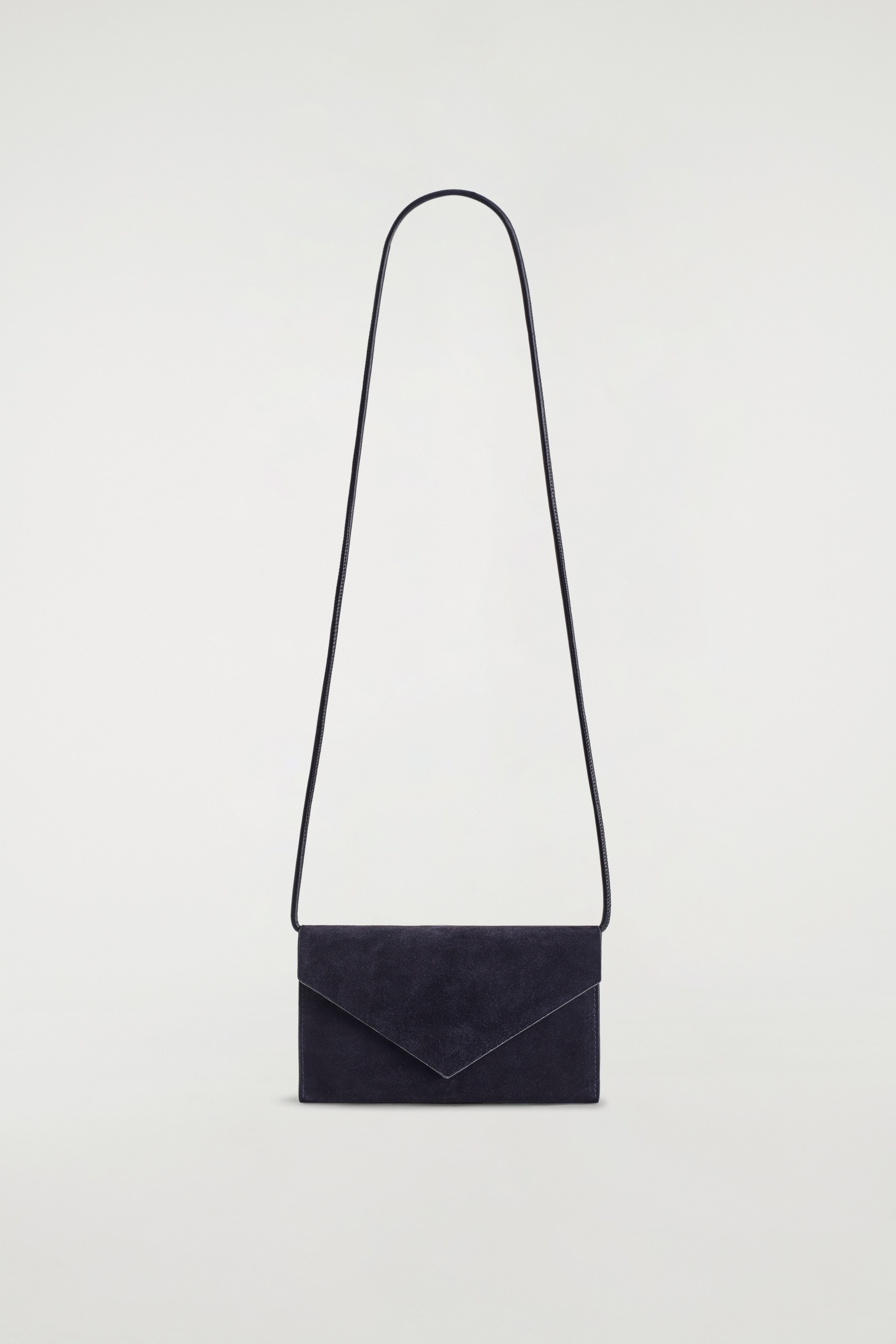 SAC ENVELOPPE - CUIR - MARINE / DAIM/BORDEAUX