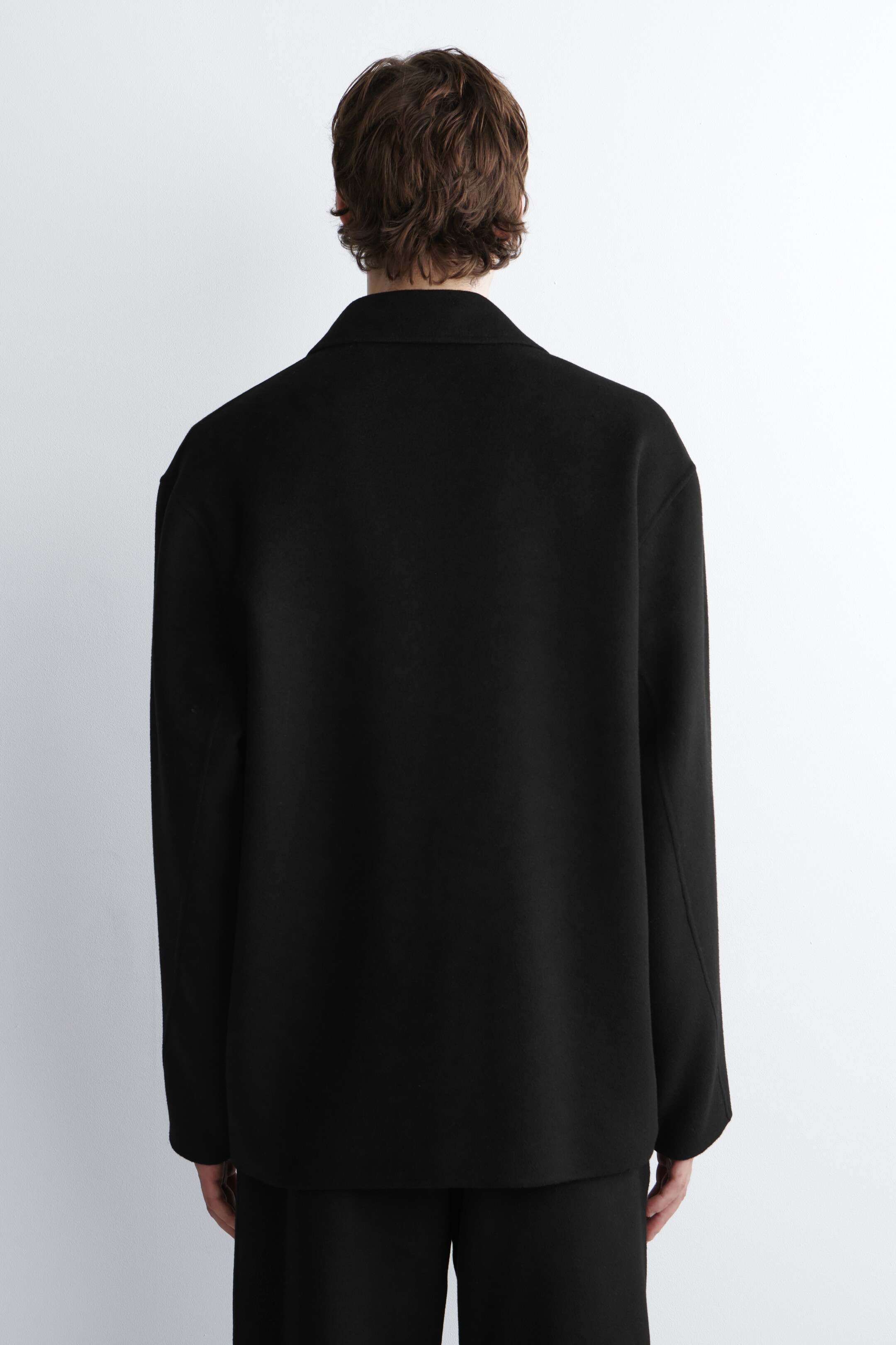 Zobraziť väčší obrázok: DVOJVRSTVOVÁ VLNENÁ KOŠEĽA - ČIERNA - MUŽI | H&M SK 5