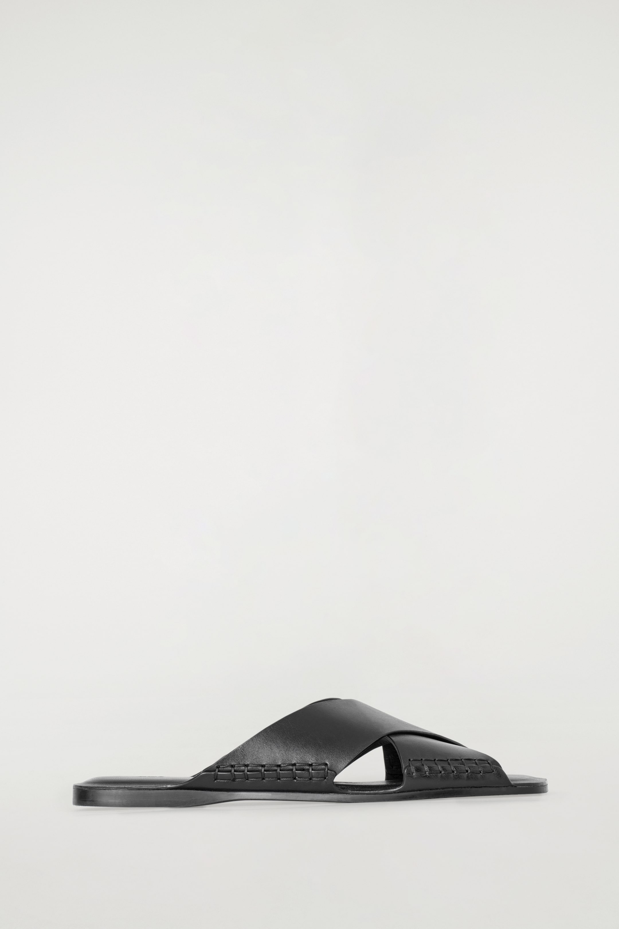 Agrandir l'image: SANDALES À BRIDES CROISÉES EN CUIR - NOIR - FEMME | H&M BE 4